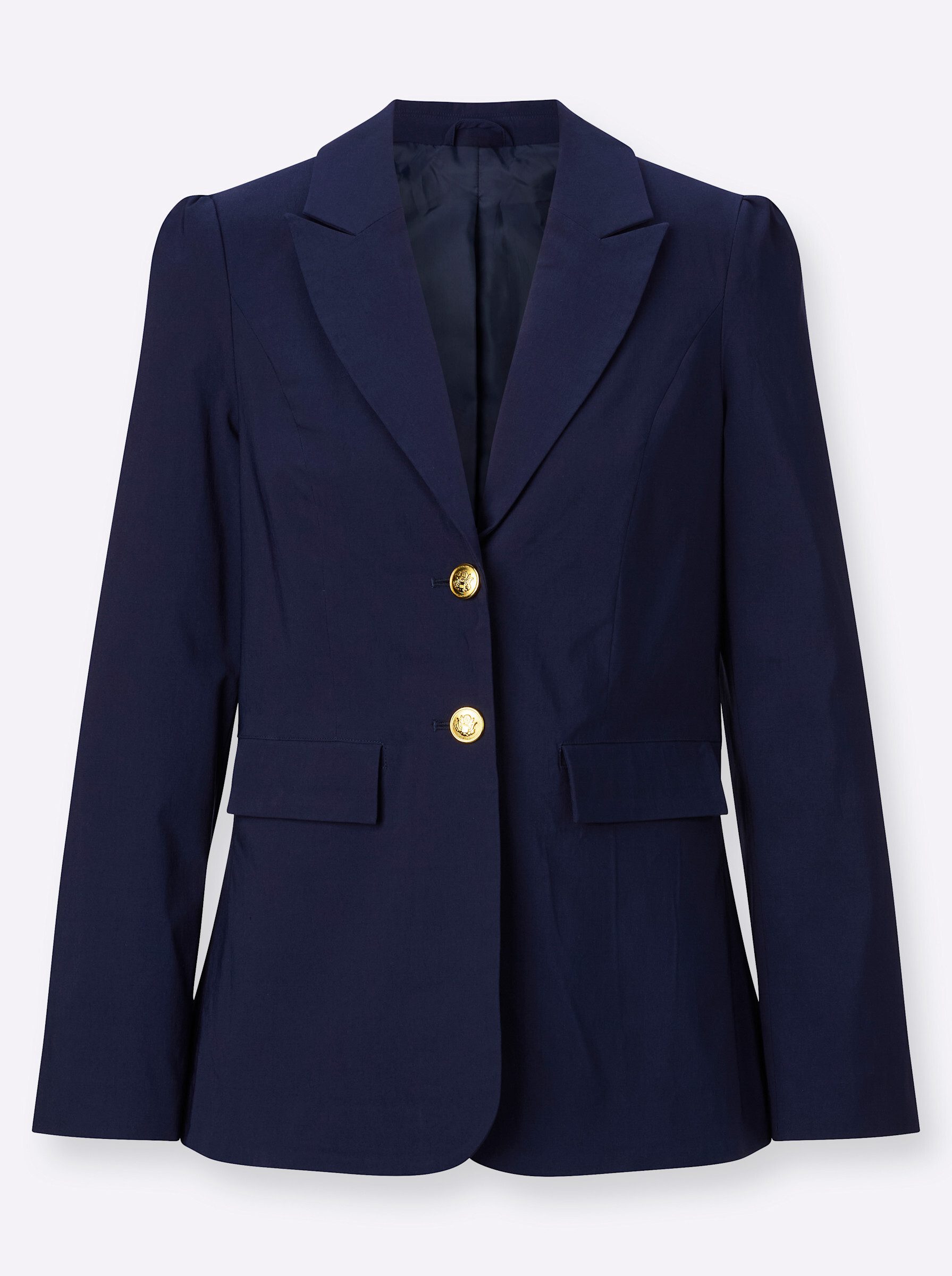 Sieh an! Blusenblazer Blazer Langarm .