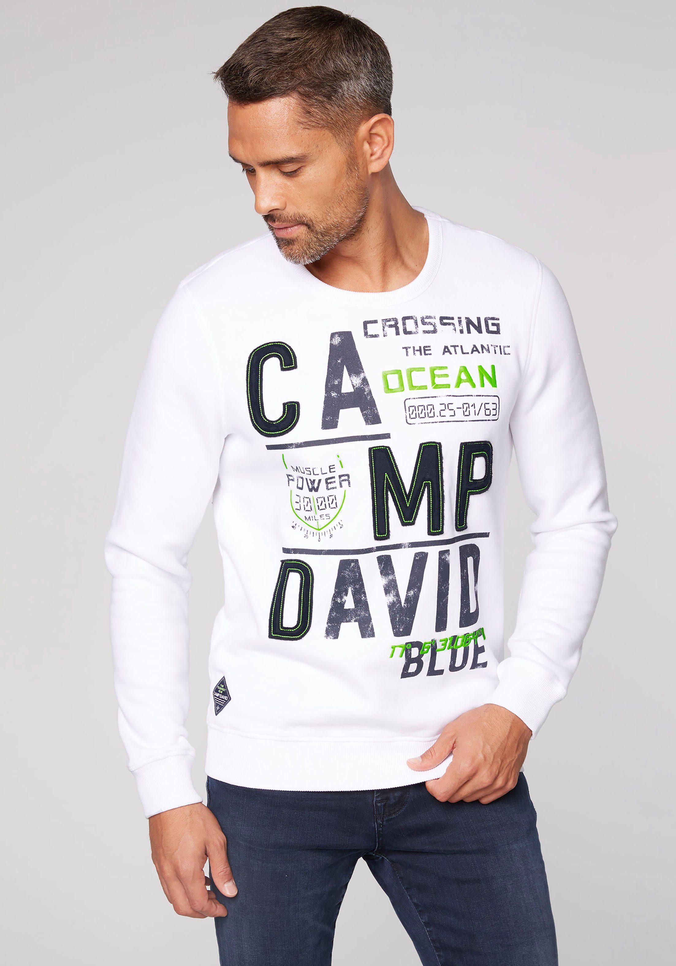 CAMP DAVID Sweatshirt mit Logoprint, Sweatshirt CAMP DAVID online kaufen |  OTTO