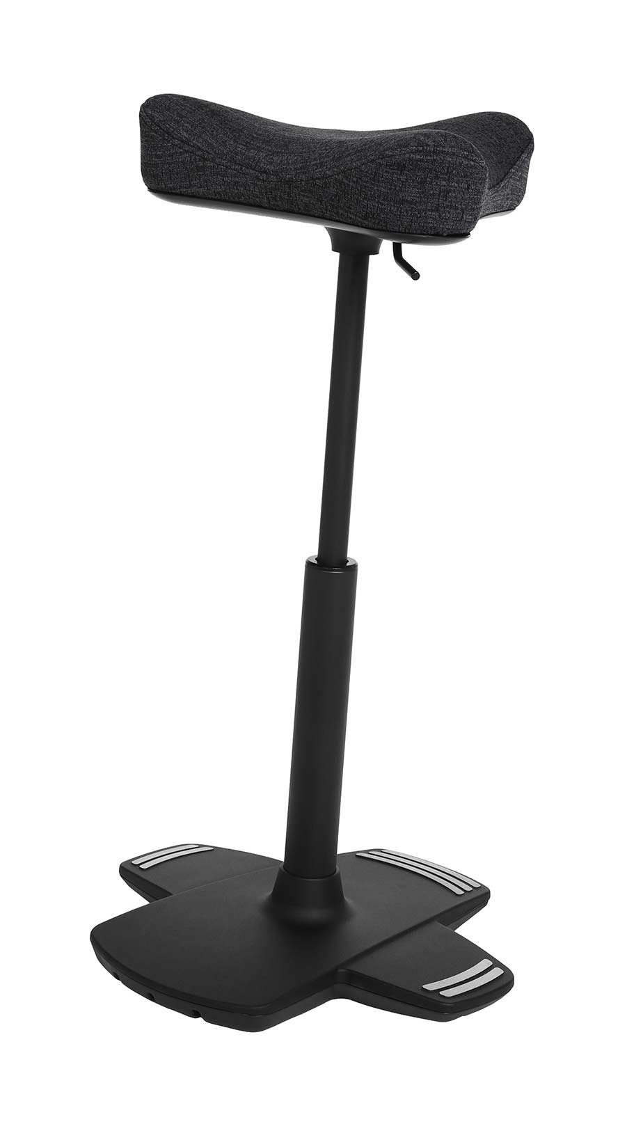 TOPSTAR Hocker Sitz-/Stehhilfe SITNESS FALCON, Schwarz, (1 Stück), Kunststoff, Stoff, höhenverstellbar