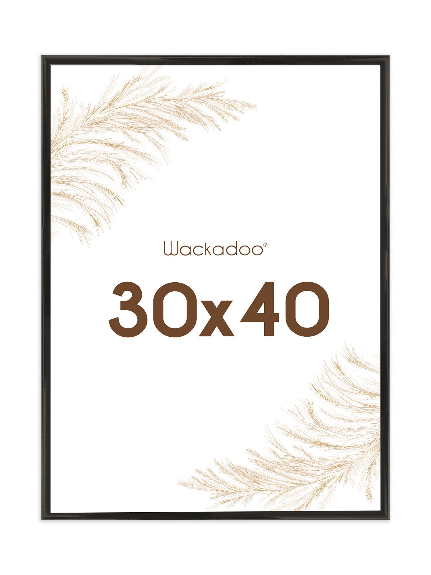 Wackadoo Living Einzelrahmen Bilderrahmen mit Glasscheibe günstig online kaufen