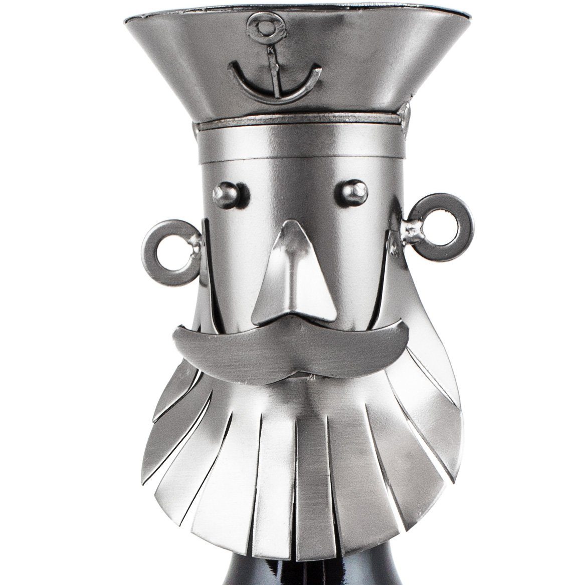 BRUBAKER Weinflaschenhalter Schiffskapitän Flaschenhalter, (inklusive Grußk günstig online kaufen