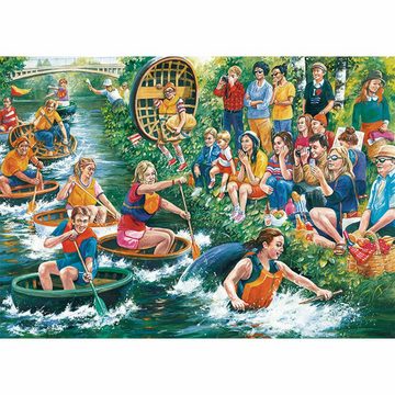 Jumbo Spiele Puzzle Falcon The Coracle Regatta 1000 Teile, 1000 Puzzleteile