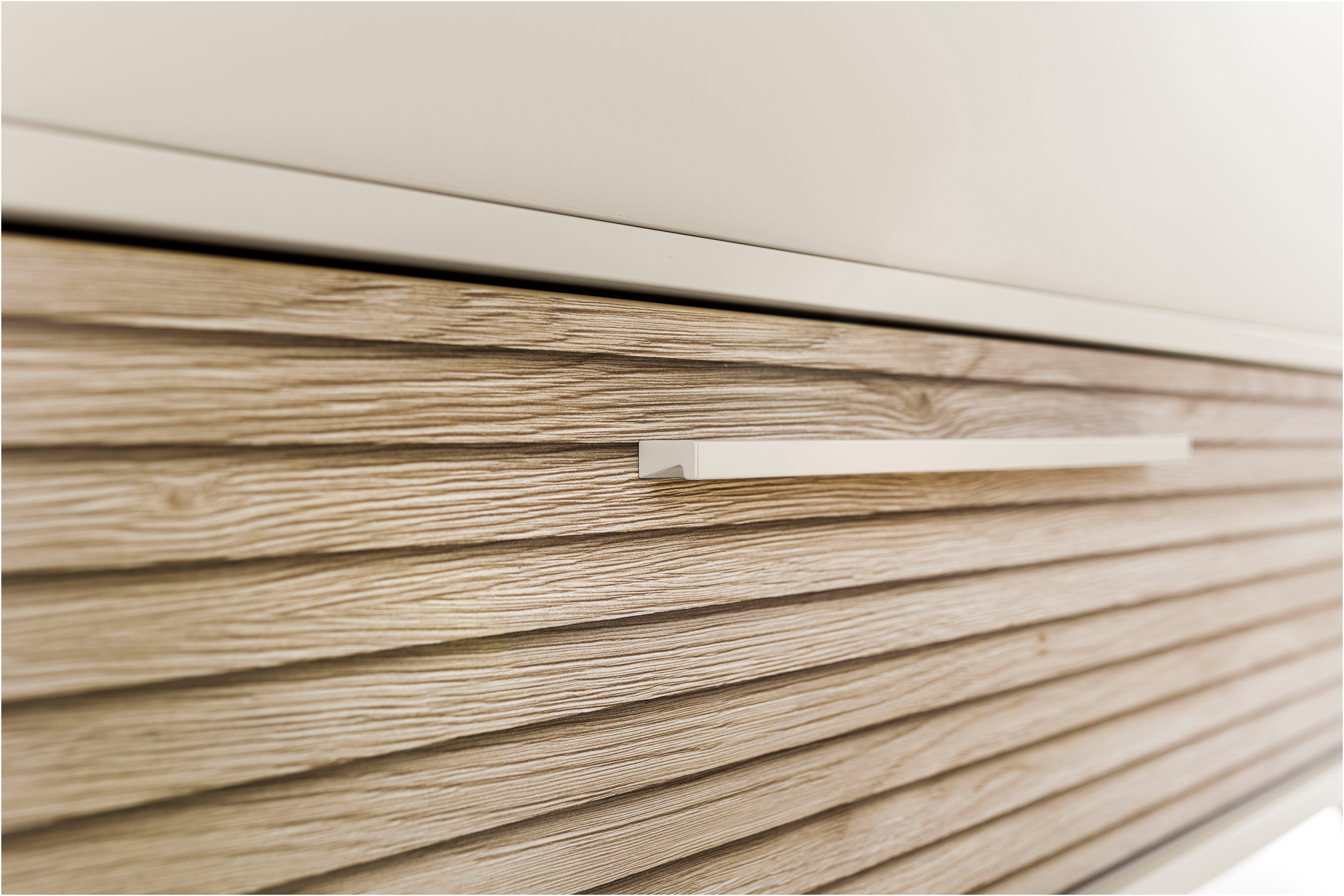 PAIDI Kleiderschrank EEFJE in Beige mit Schublade und Türen, verschiedene Ausführungen (B/H/T ca. 95-123/139-204/41-57cm, mit 2 oder 3 Türen + Tiny-Variante) inkl. Kleiderstange und Einlegeböden, Kinderkleiderschrank aus Holz