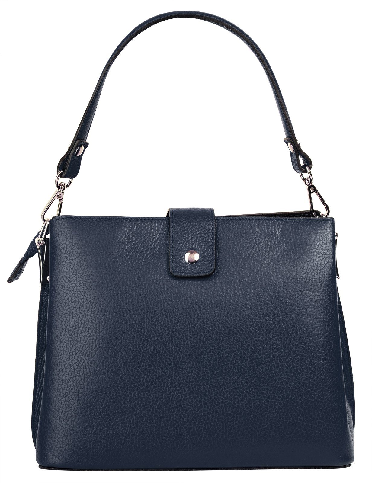 Cluty Henkeltasche (1-tlg), echt Leder, Made in Italy
