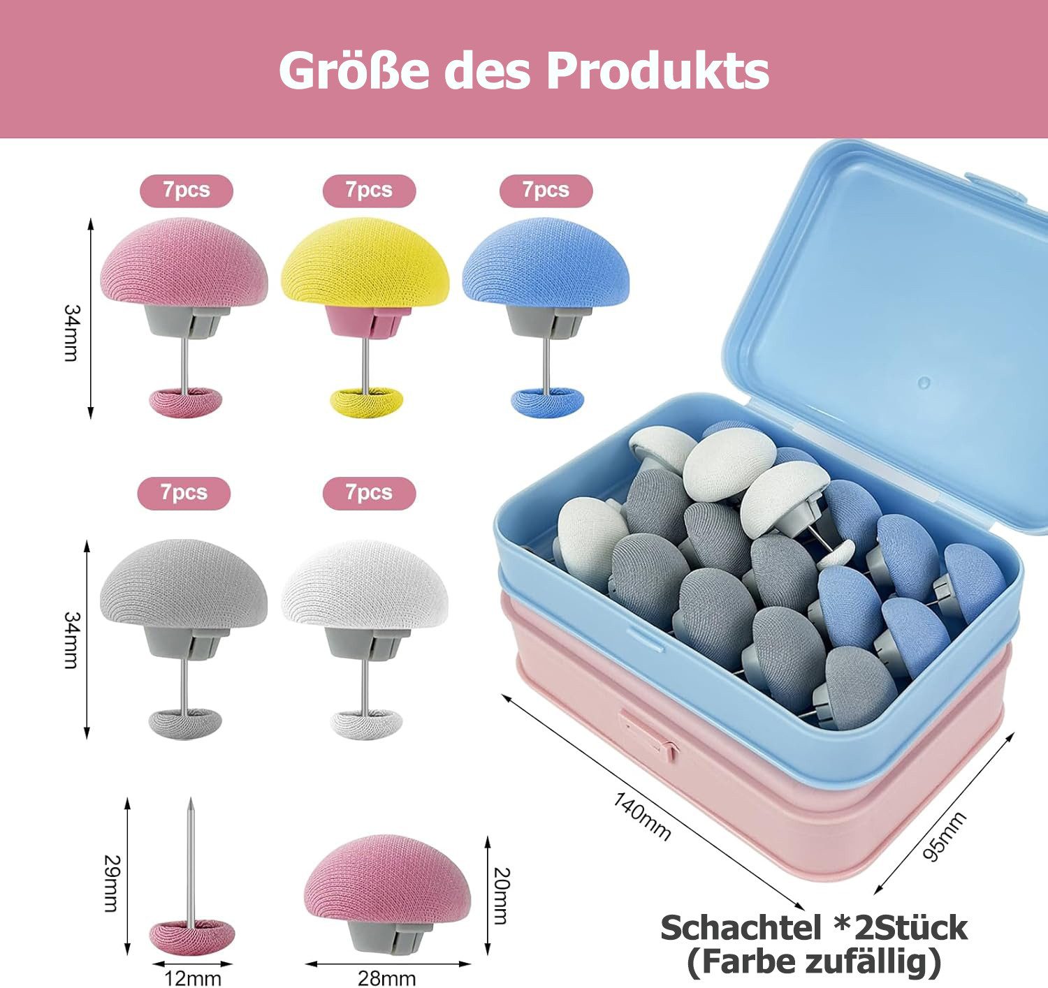 zggzerg Deckenhaken Packung mit 35 Bettdeckenhaltern, Pilz-Bettdeckenbezug- günstig online kaufen