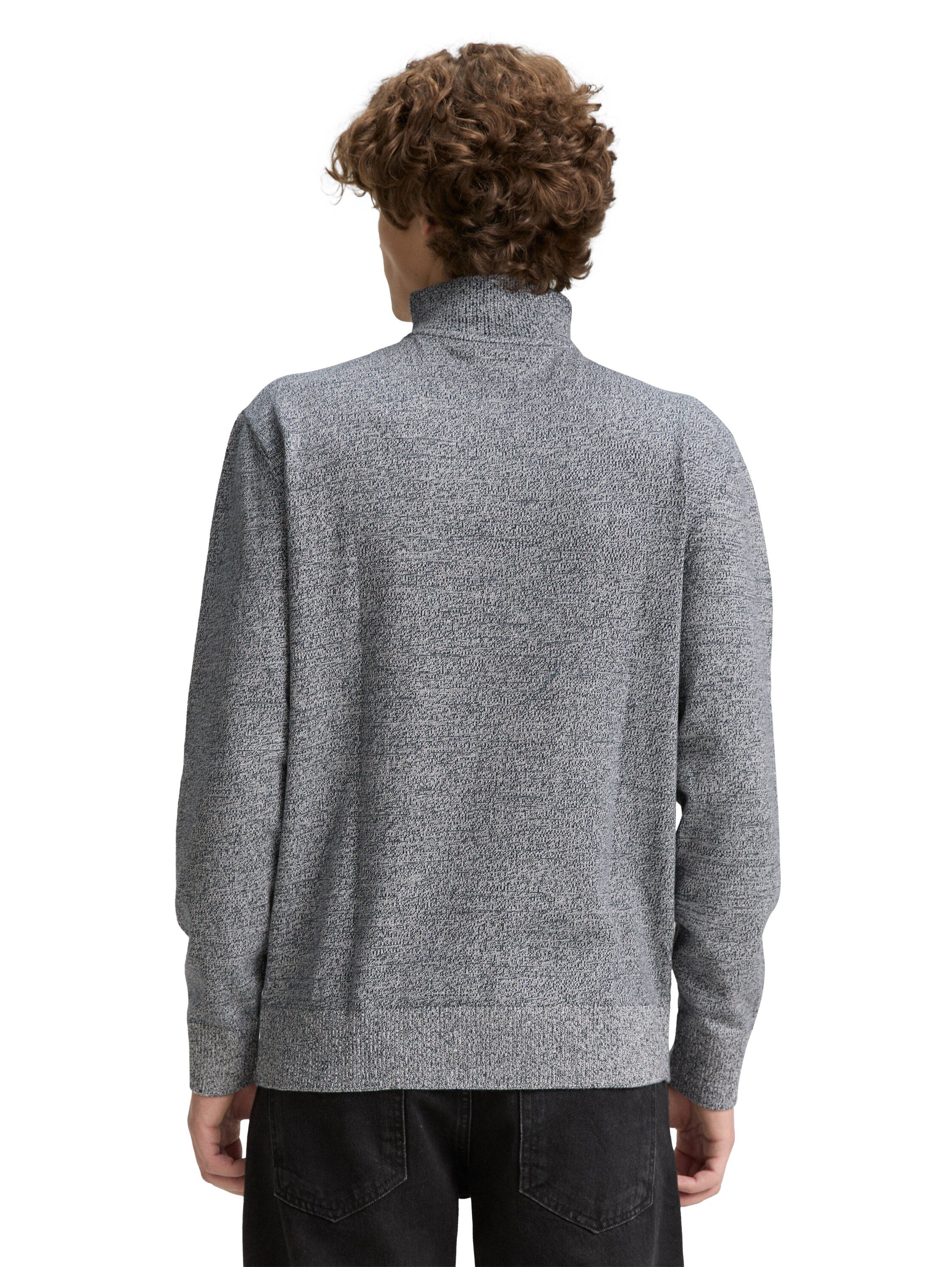 TOM TAILOR Denim Troyer mit Rippbündchen günstig online kaufen