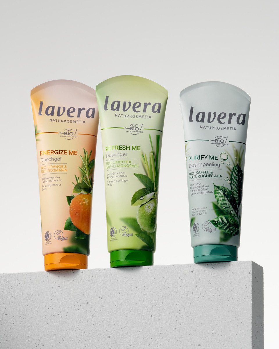 lavera Duschgel Duschpeeling Purify Me