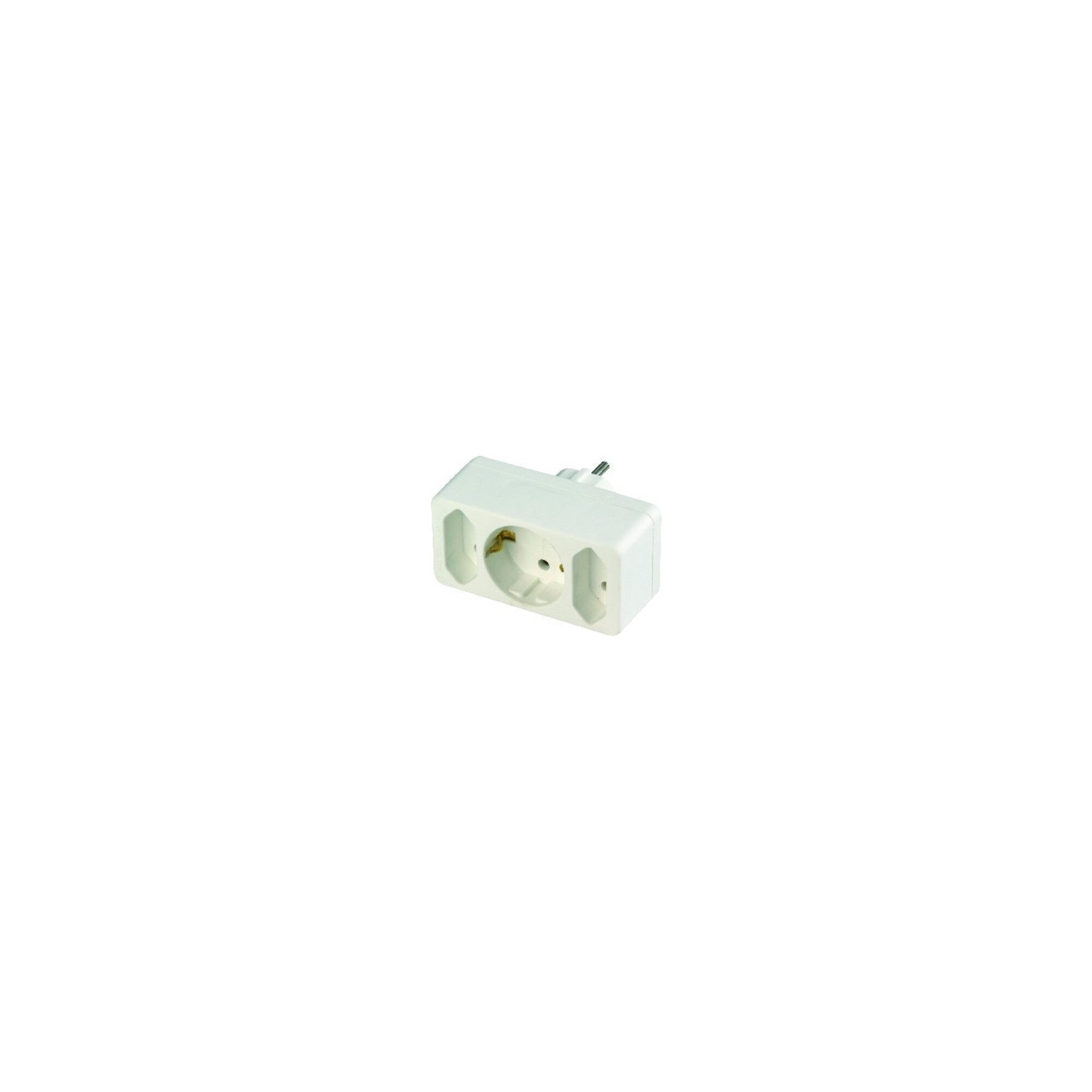 REV REV 3-fach-Stecker 2 Euro, 1 Schuko Steckdosenleiste