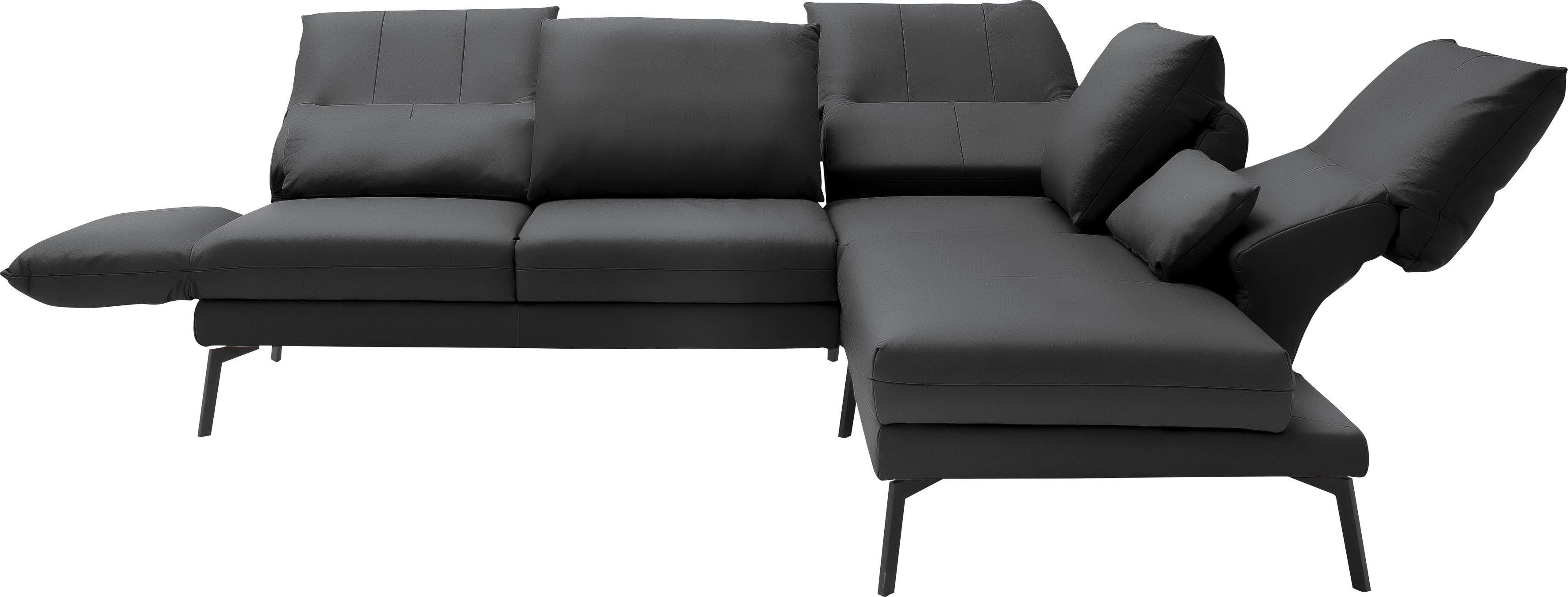 SCHÖNER WOHNEN-Kollektion Ecksofa Spin, Multifunktionssofa, bequem und hochwertige Verarbeitung, L-Form, Drehsitz-Funktion, USB-Anschluss, Armlehnfunktion, Rückenverstellung