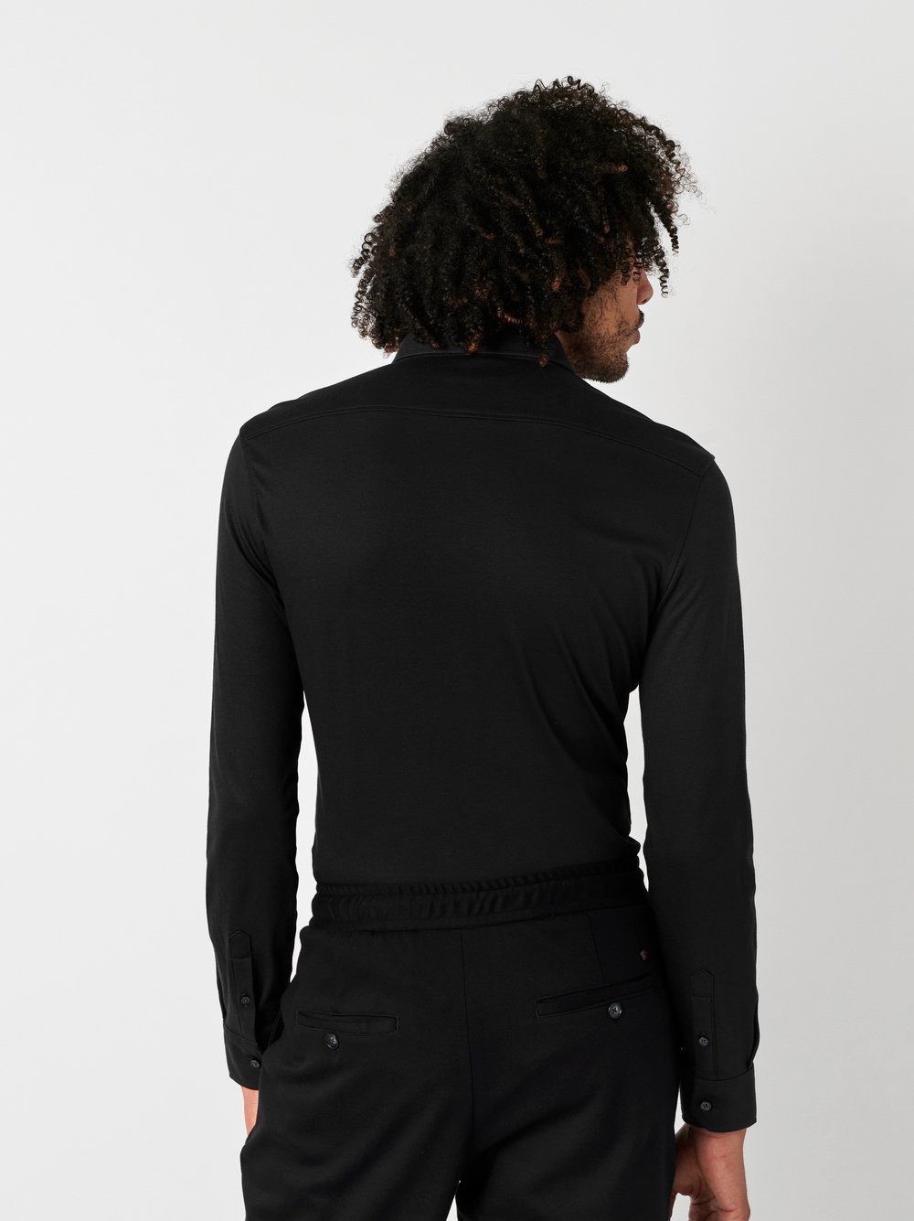 DESOTO Langarmhemd Jerseyhemd Essential Hai langarm Flexibler Stretch