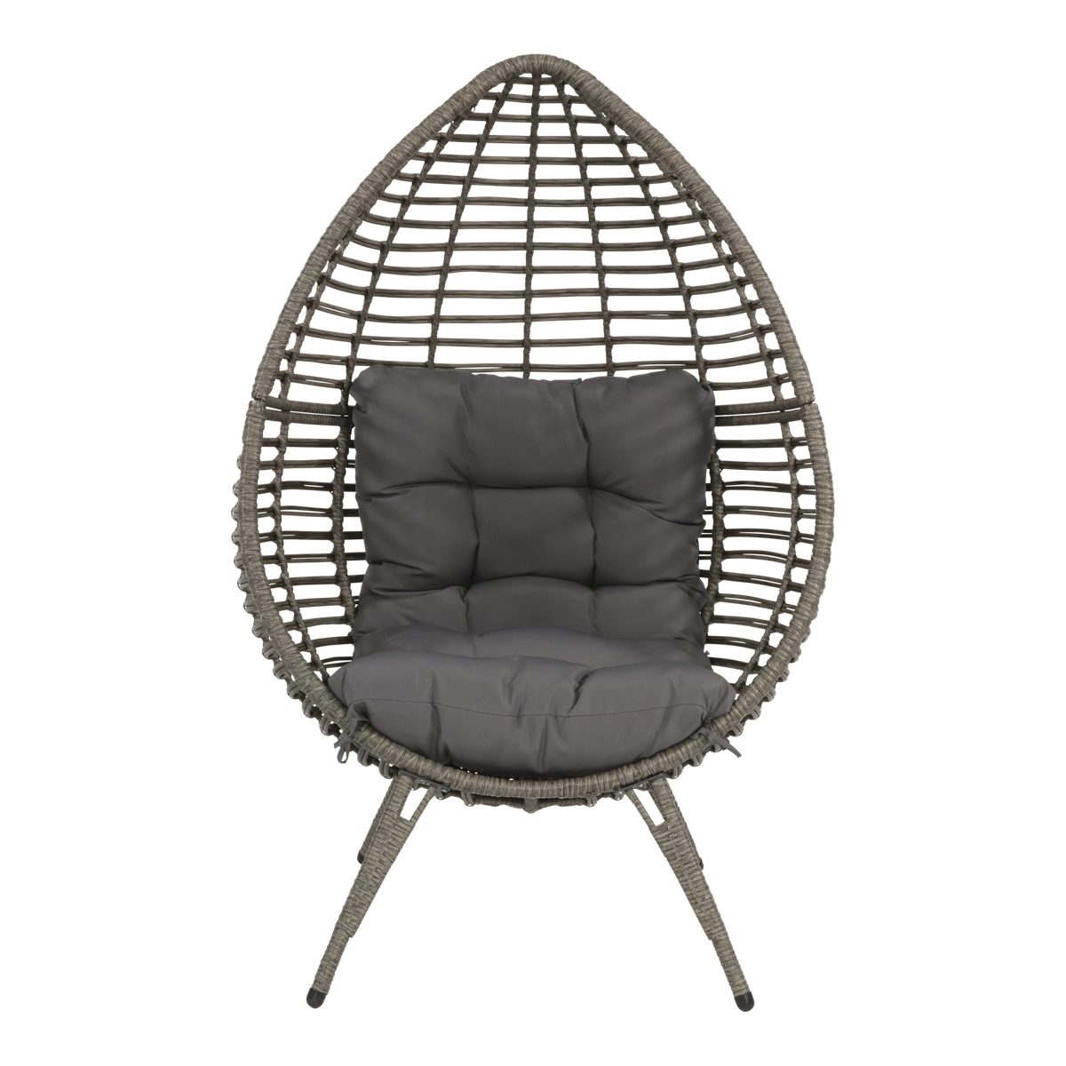 Lesli Living Relaxsessel Sessel Stuhl Relax Stuhl Sitzei Stahlgestell grau 99x91x156cm