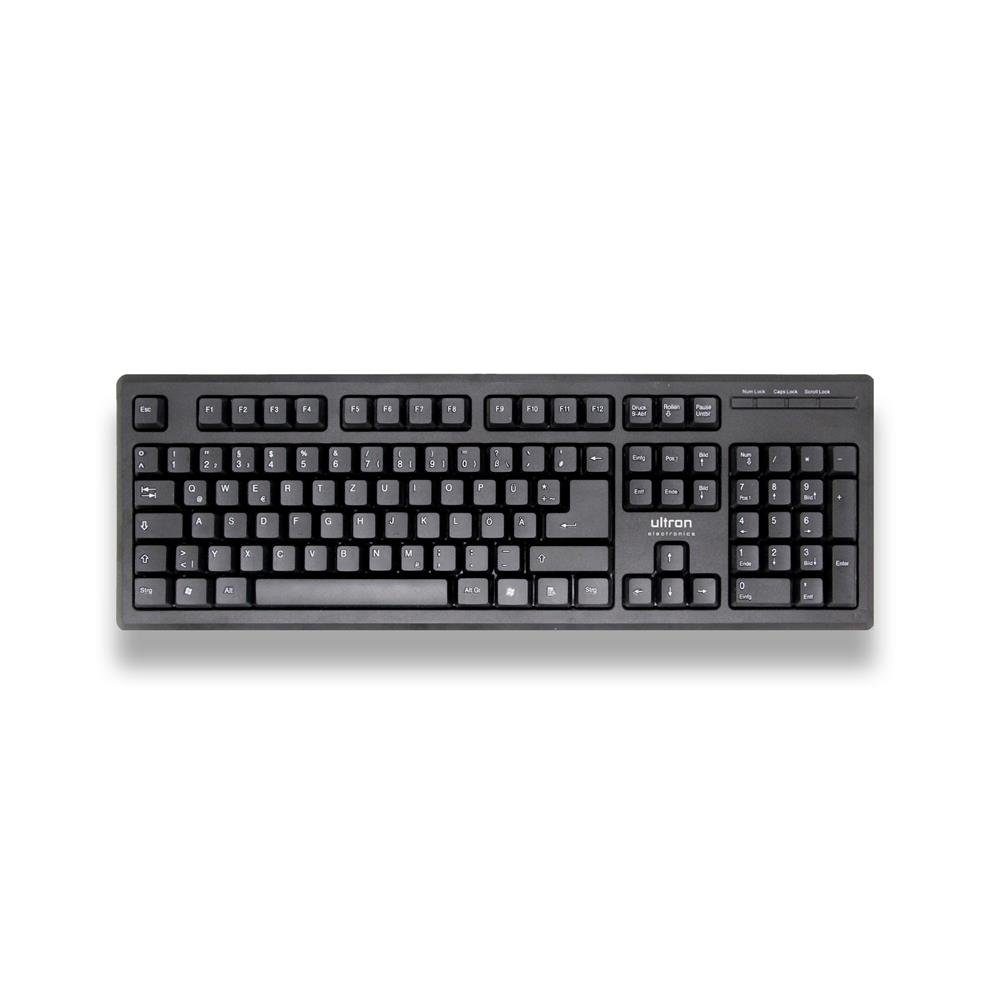 Ultron UMC-200 Tastatur- und Maus-Set, Deutsches QWERTZ-Tastatur-Layout, kabelgebunden