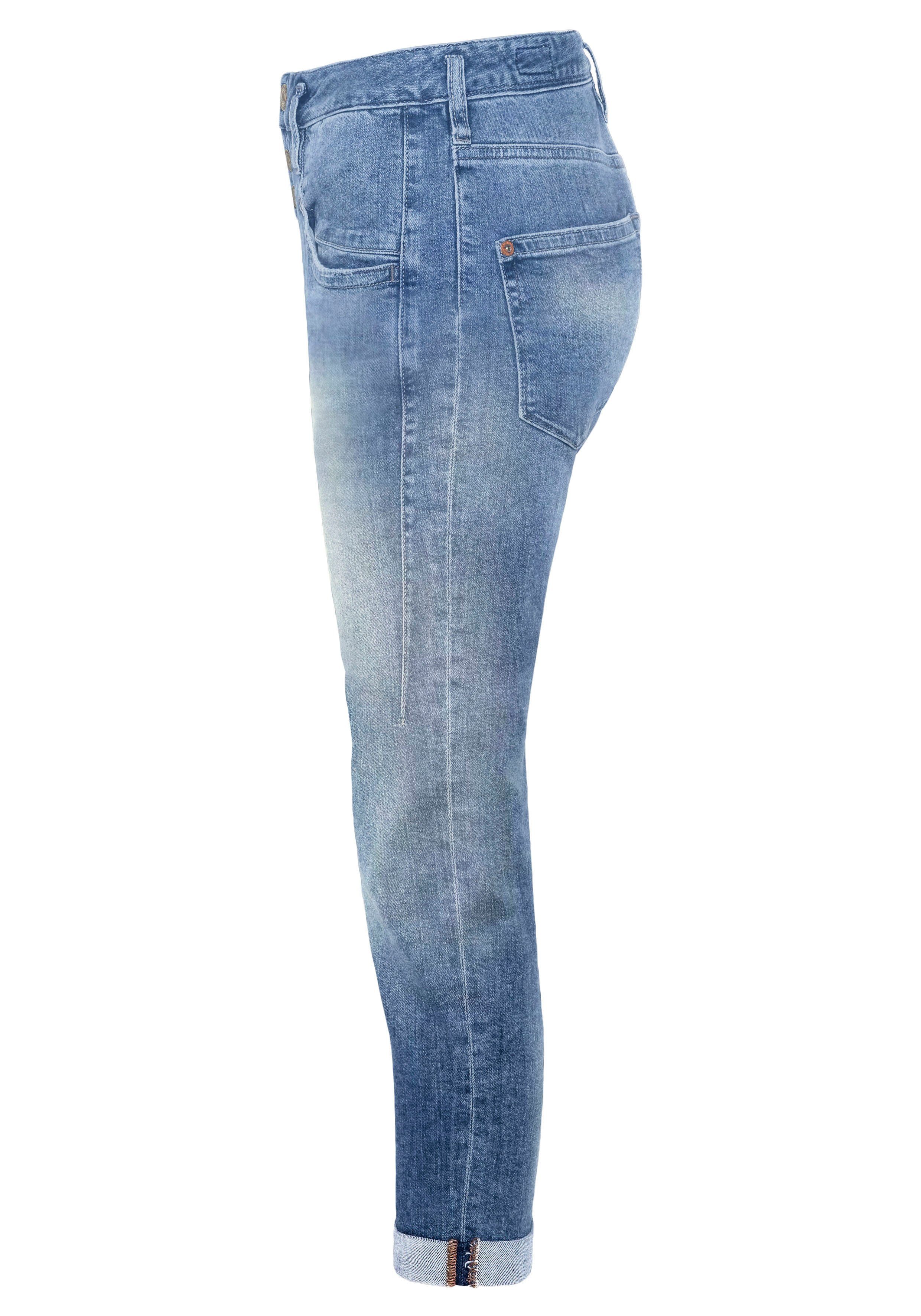 Damen Jeans Herrlicher Boyfriend-Jeans SHYRA B CROPPED ORGANIC
