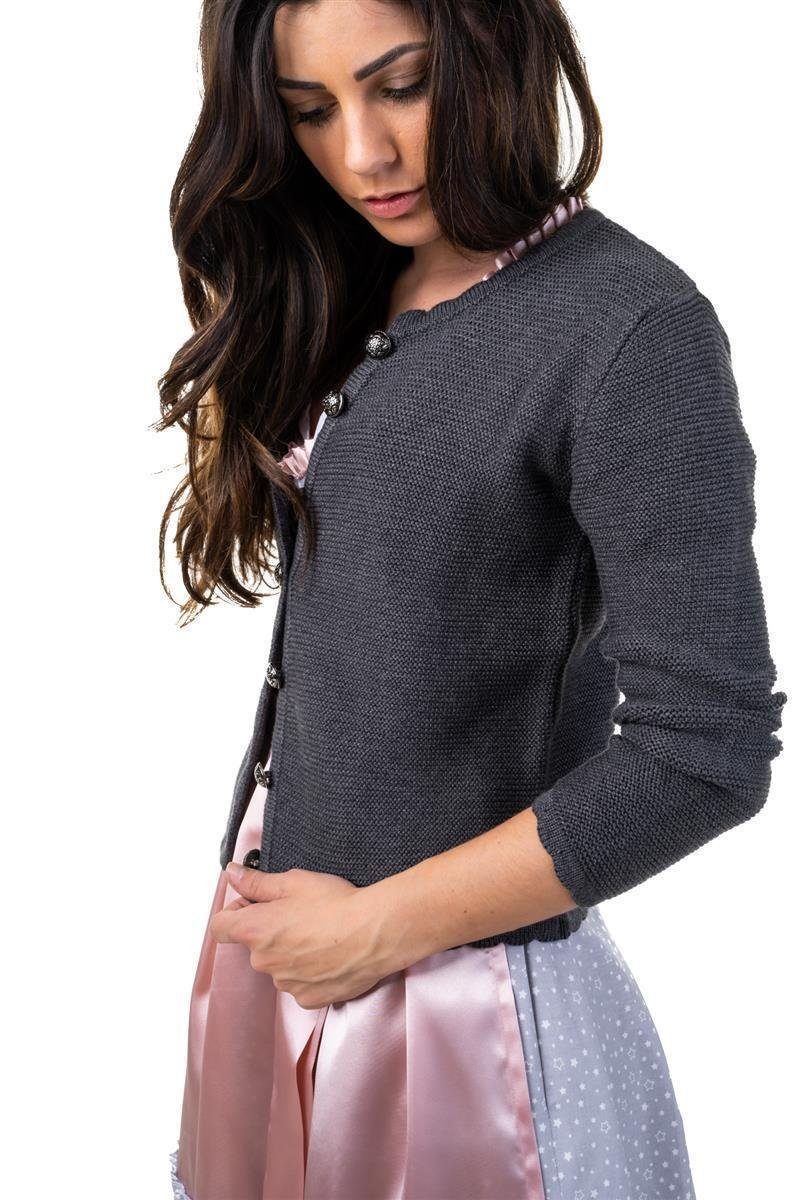 Trachtl Trachtenjacke JACKE - TRACHTENJACKE DAMEN DUNKELGRAU TRACHTL 44