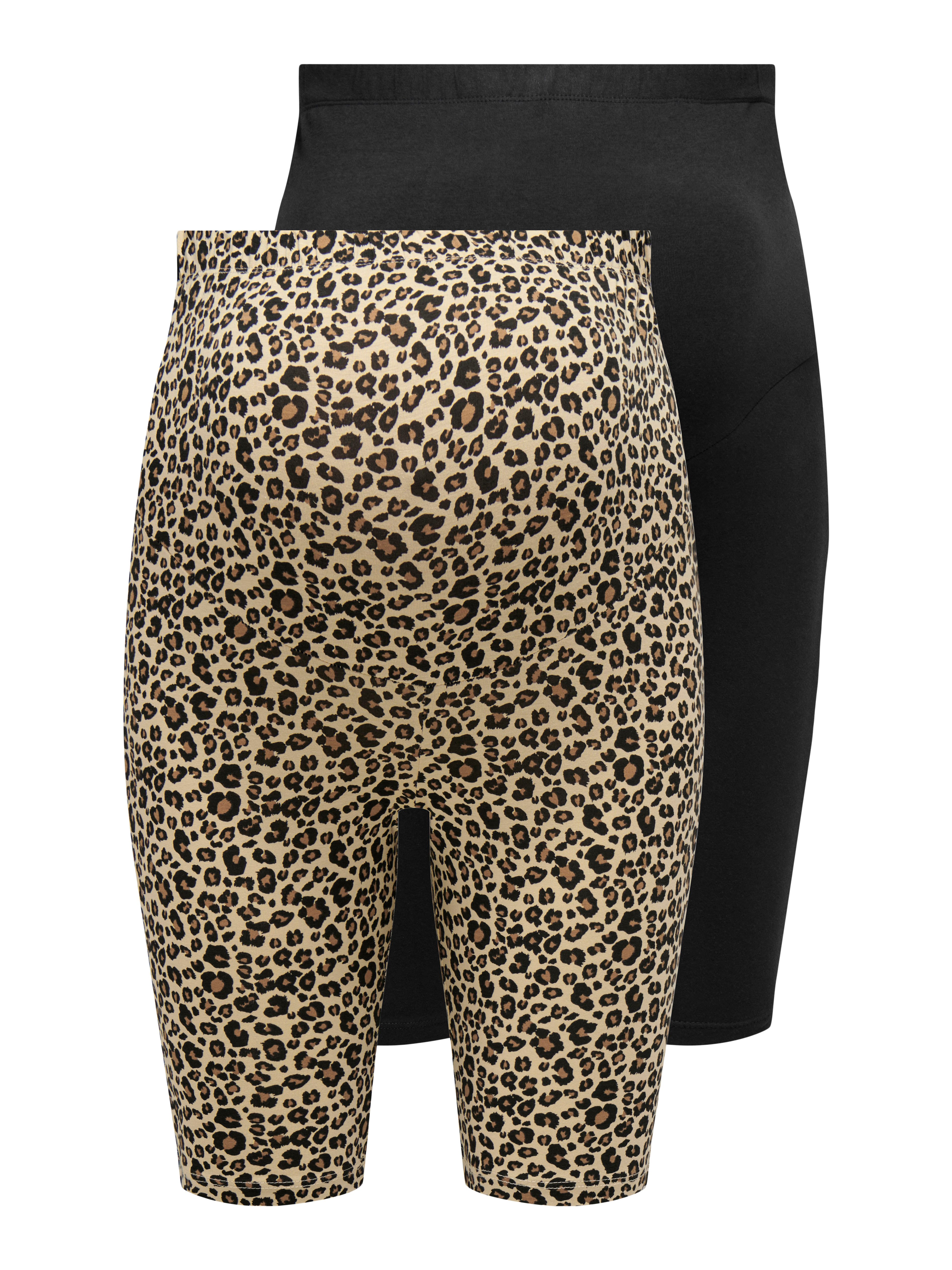 ONLY MATERNITY Шорты для беременных OLMLOVELY SHORTS JRS MAT 2 PACK AOP (Packung, 2-tlg)