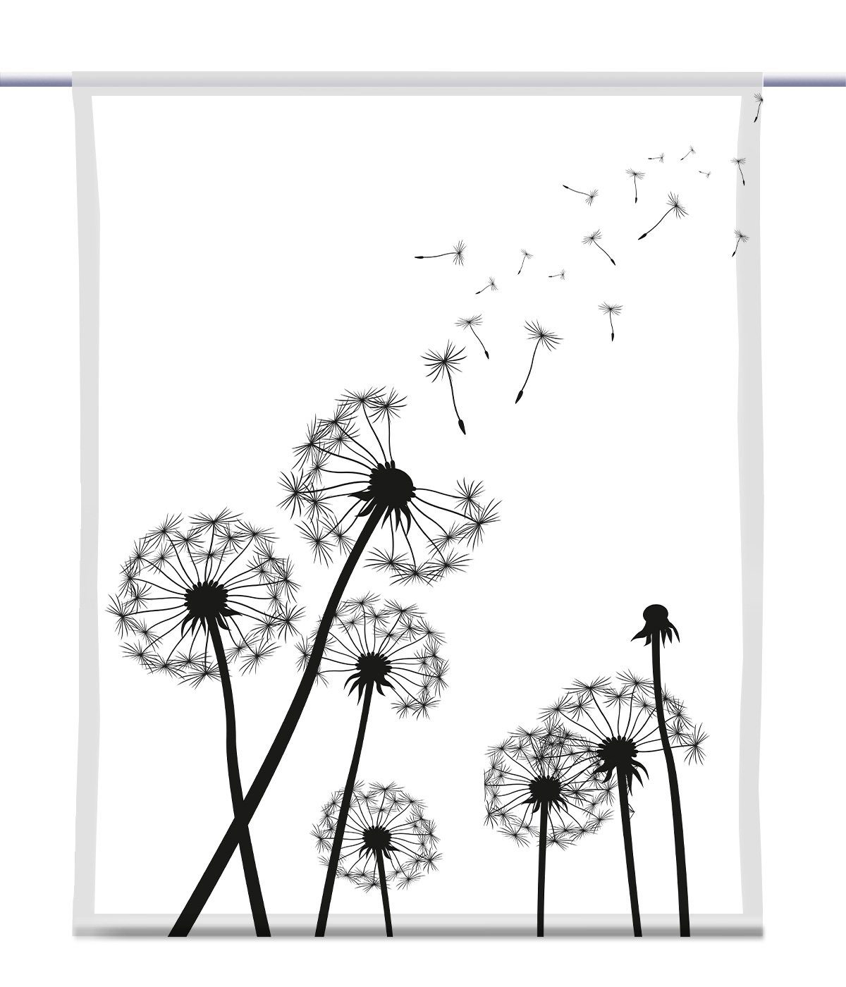 gardinen-for-life Scheibengardine Dandelions – Scheibenhänger Pusteblumen - günstig online kaufen