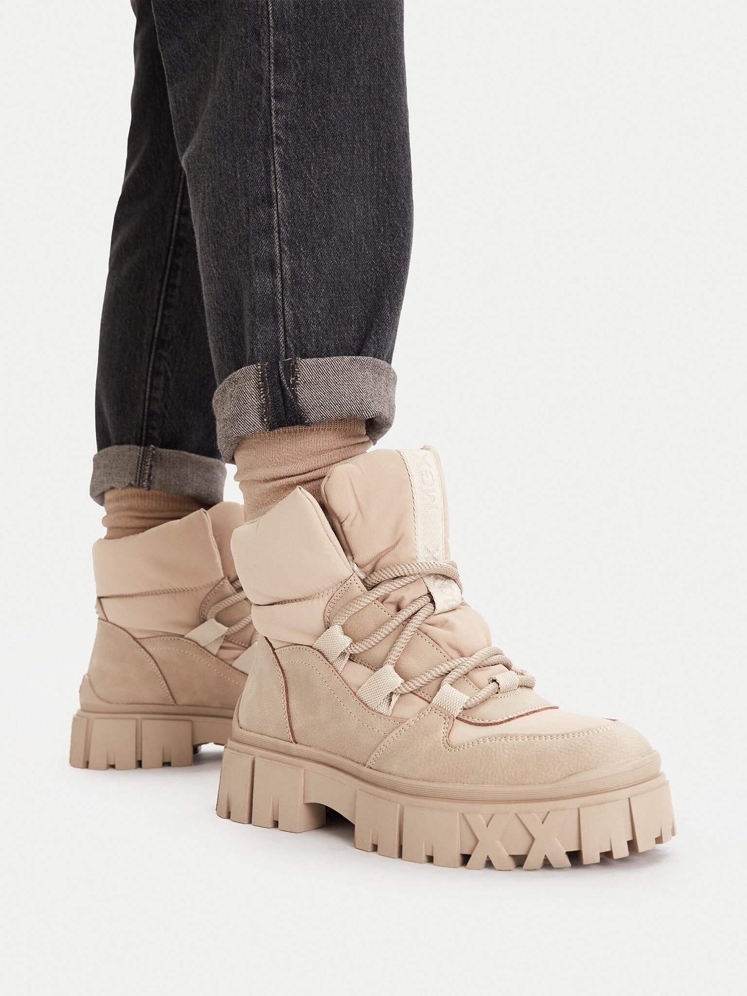 Mexx Mexx Women's Snow Boots Beige CEO-MI001713343W Winterstiefel