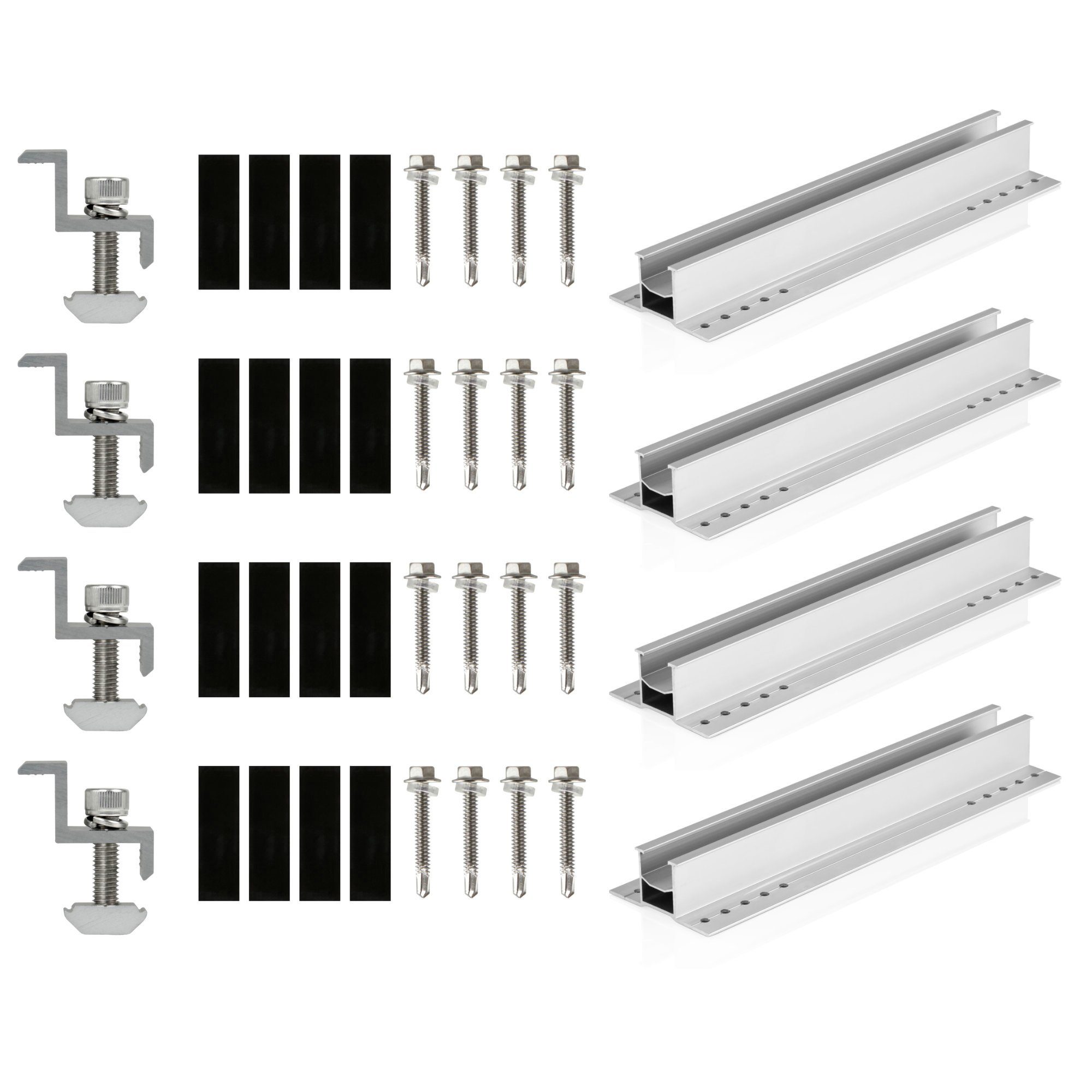 (Set) Solarmodul Solarpanel, Solarmodul Zelsius für 1 Halterung, Solarpanel Halterung