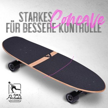 Apollo Miniskateboard Midi Longboard Surfskate Pro, hochwertig und stabil