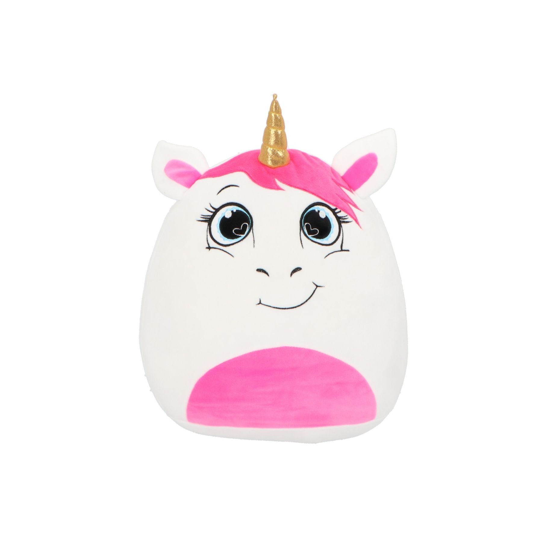 Unicorn Academy Plüschfigur Squishy Weiß Softfigur zum Drücken Plüschfigur