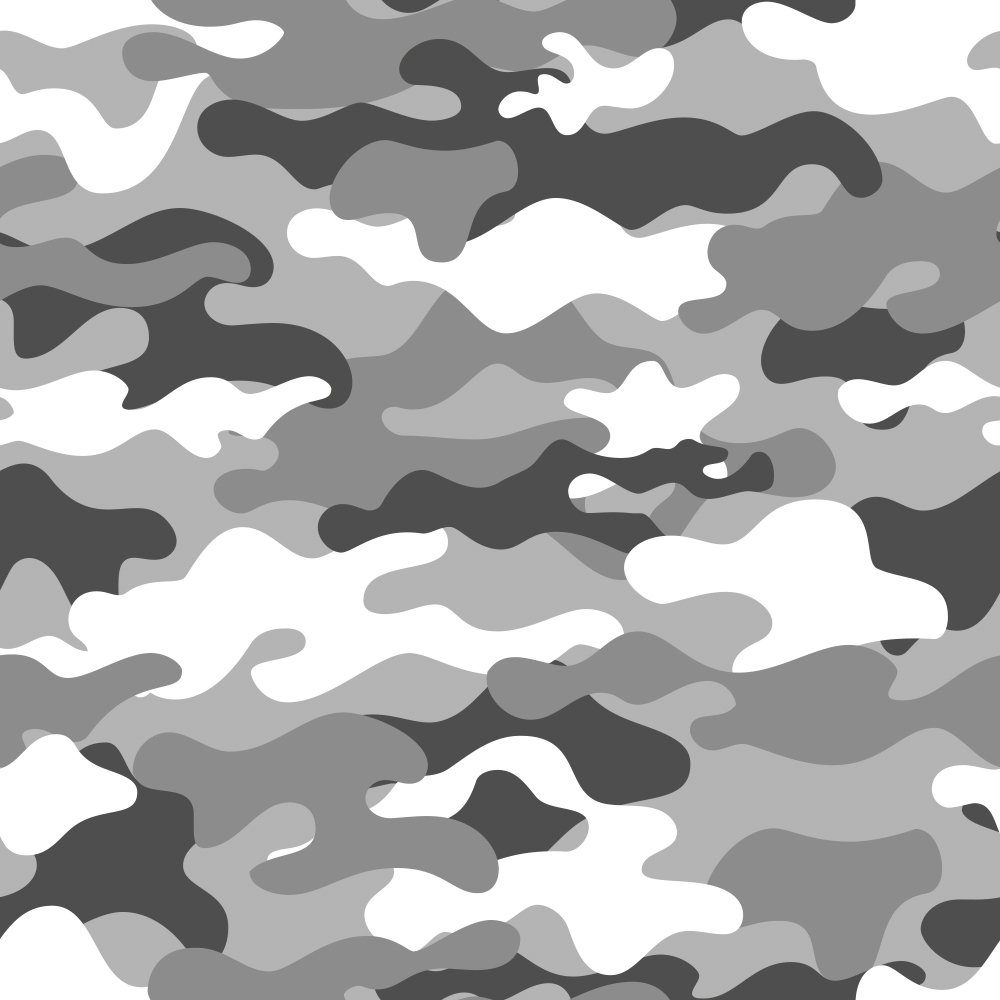 wandmotiv24 Fototapete Camouflage schwarz weiß, glatt, Wandtapete, Motivtapete, matt, Vliestapete