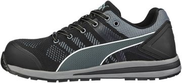 PUMA Safety Elevate Knit Black Sicherheitsschuh S1P, SAFETY KNIT®, evercushion® BA+ Fußbett, DGUV 112-191, ESD