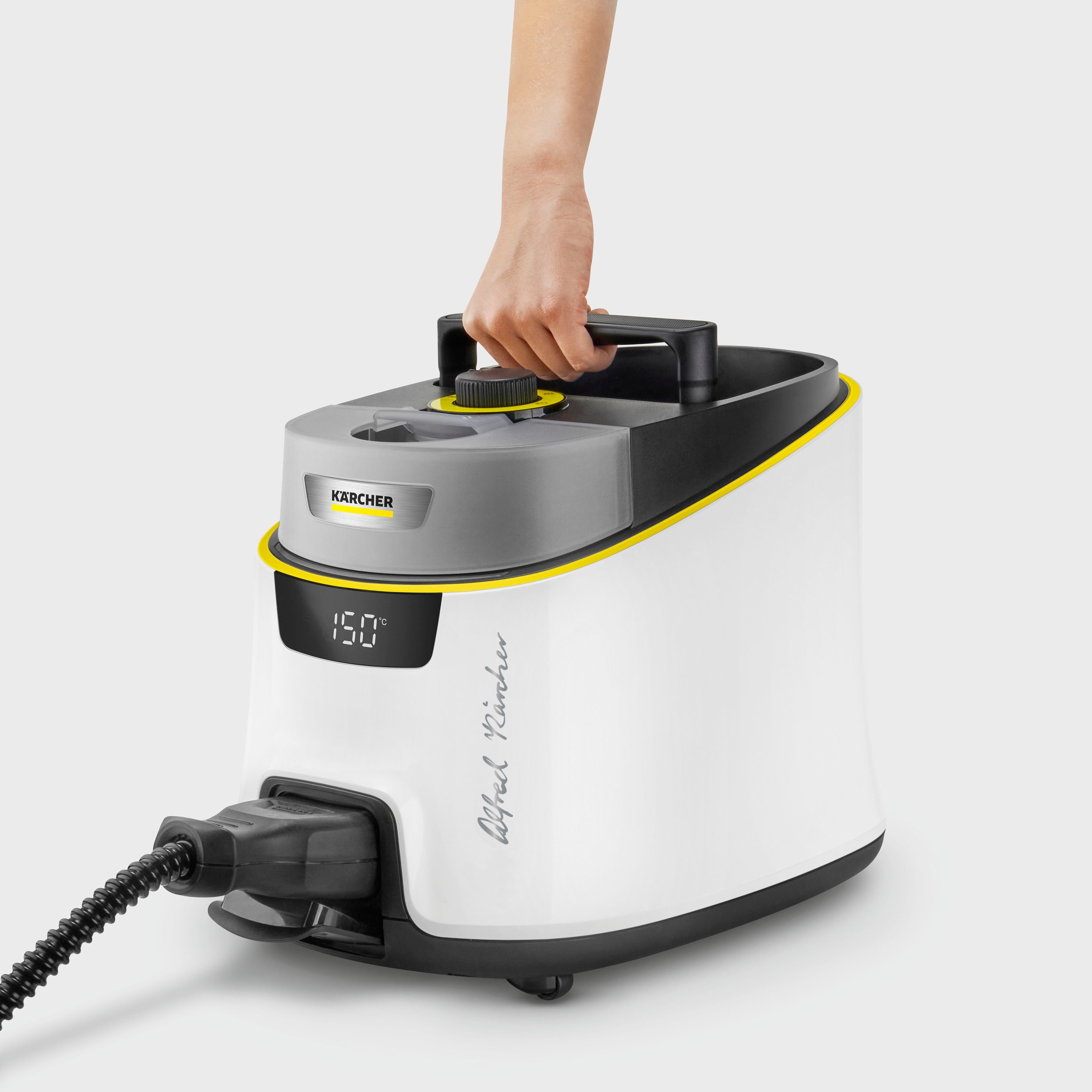 KÄRCHER Dampfreiniger SC 5 DELUXE SIGNATURE LINE, 2250 W, Echtzeit-LED-Temperaturanzeige, VapoHydro-Funktion