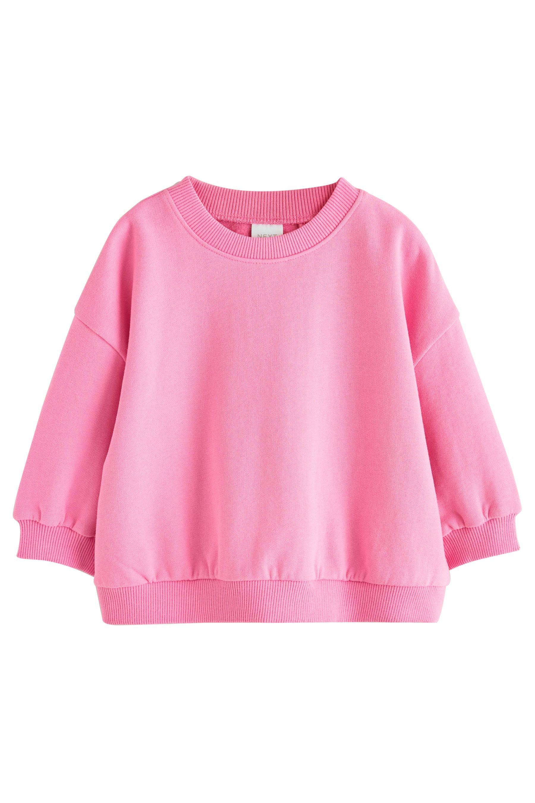 Next Sweater Sweatshirts mit Rundhalsausschnitt, 3er-Pack (3-tlg)