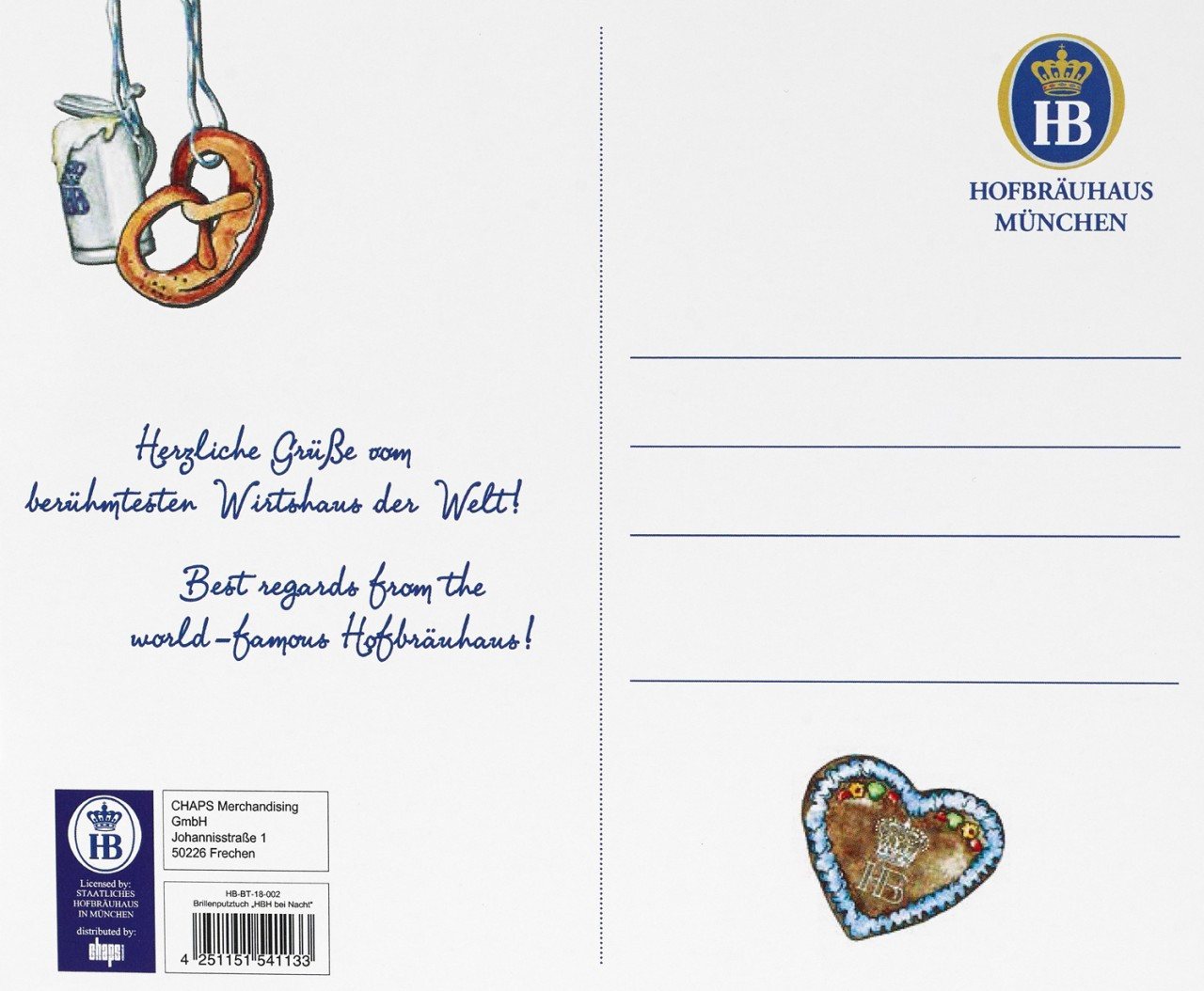 Thumbnail - Hofbräuhaus München Brillenputztuch Reinigungstuch