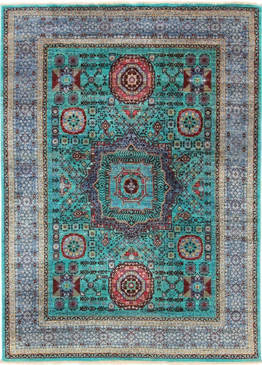 Orientteppich Mamluk 154x210 Handgeknüpfter Orientteppich, Nain Trading, rechteckig, Höhe: 6 mm