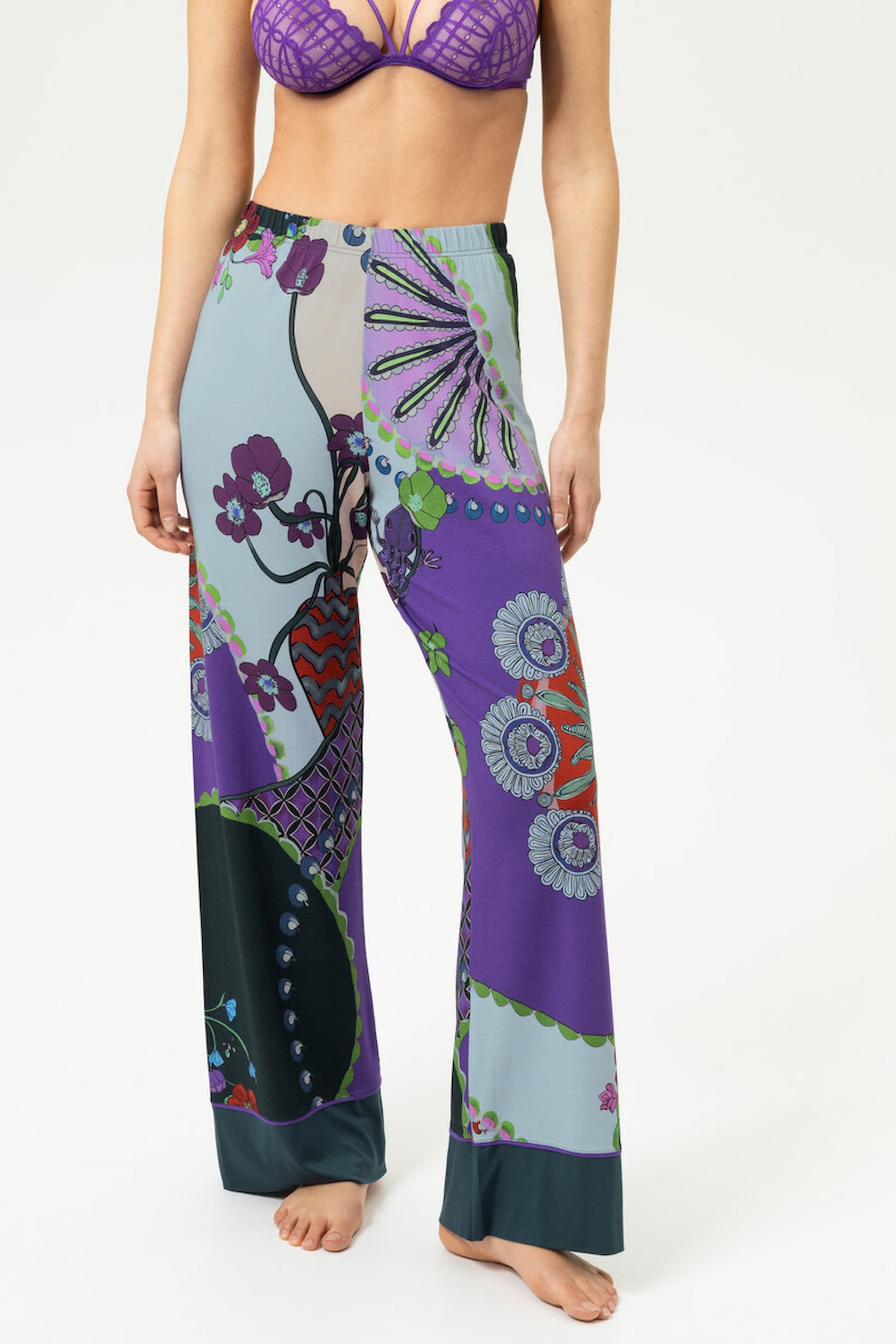 Mey Homewearhose Hose lang SECRET GLADE