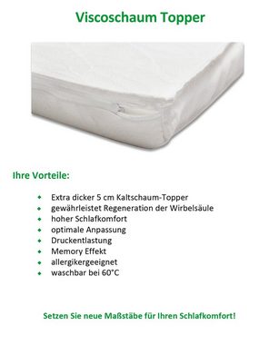 Junado® Boxspringbett Barrington, Boxspringbett, Stoff- und Kunstlederbezug braun, Balkenoptik