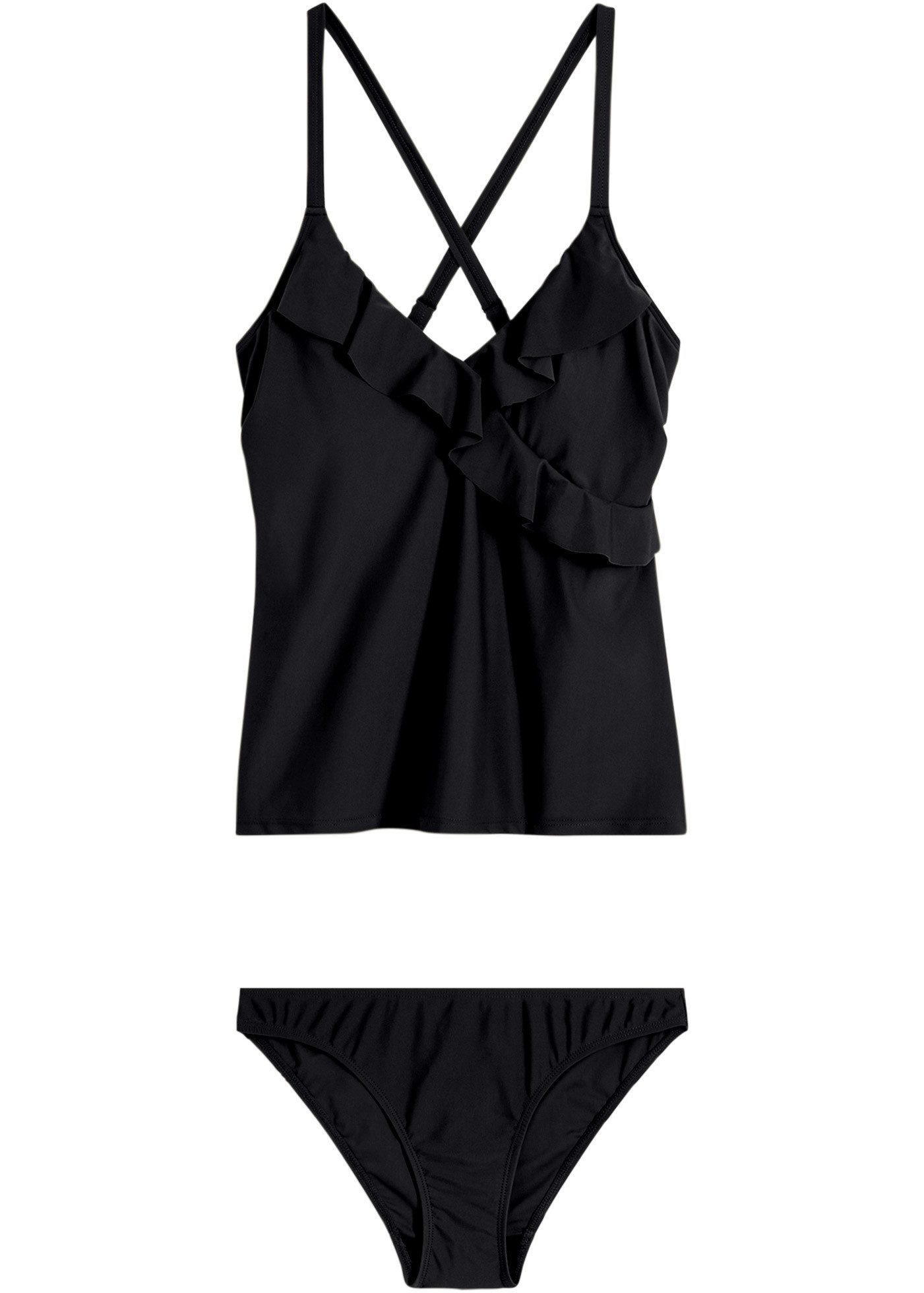 bonprix Tankini (Set, 2-St) mit Volants, gefüttert