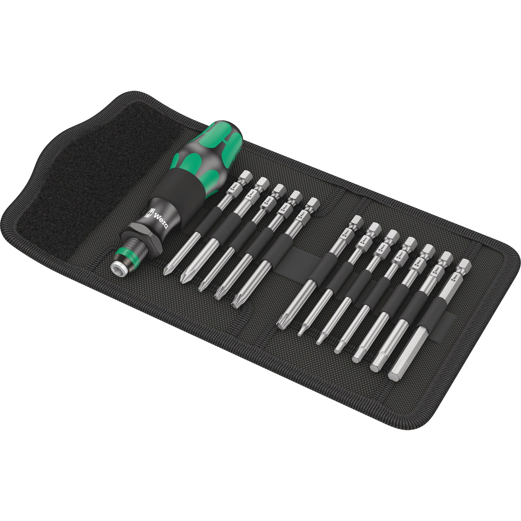 Bohrer- und Bitset Wera Bicycle Set 2, Bit-Satz, (13-teilig, in