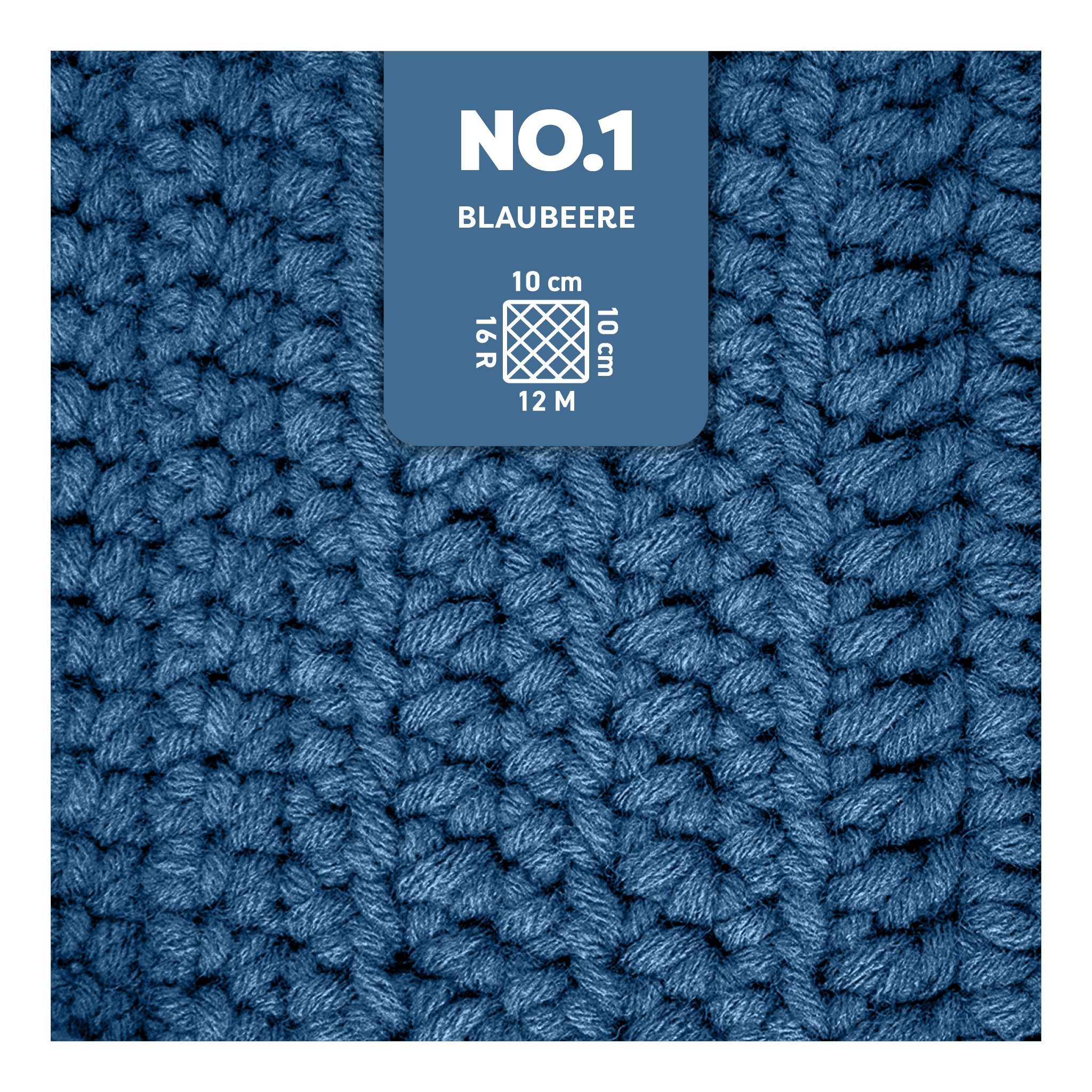 Thumbnail - myboshi No.1 Wolle, Mützenwolle Häkelwolle, 55 m (No.1 Wolle Original Schnellstrickwolle), Uni