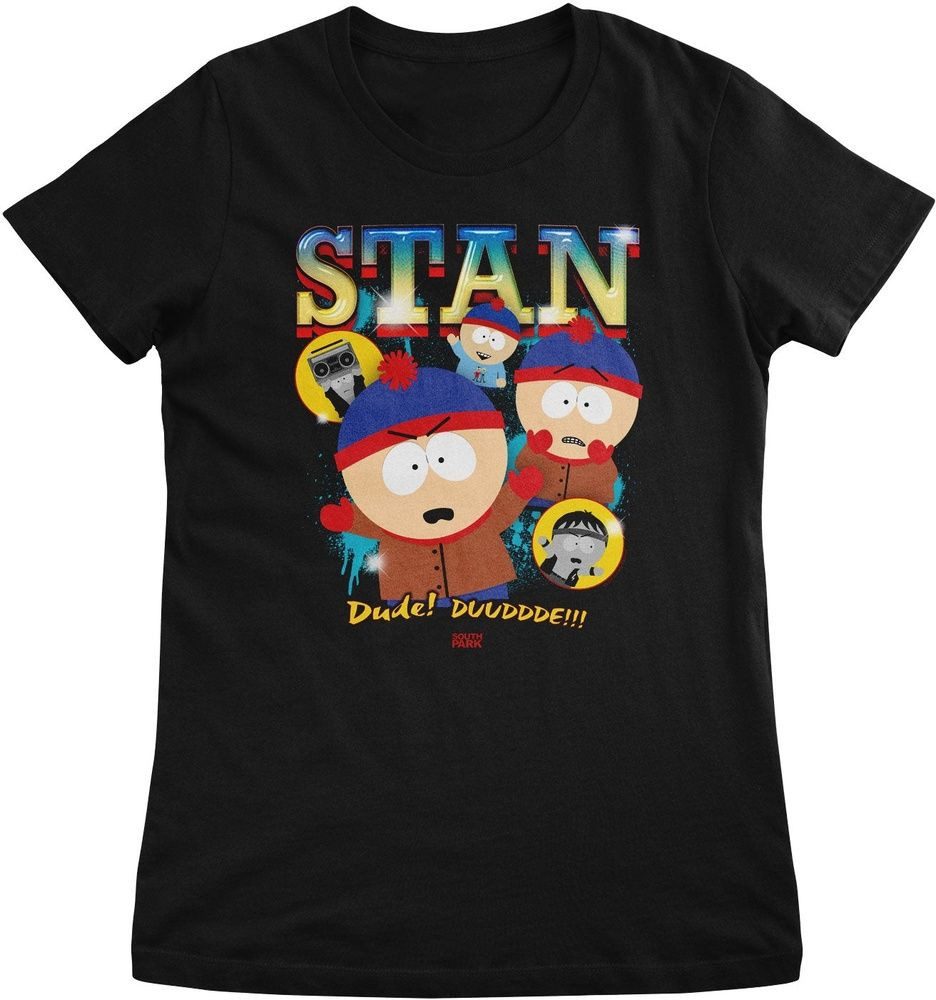 South Park T-Shirt South Park Stan Bootleg Rap Girly Tee