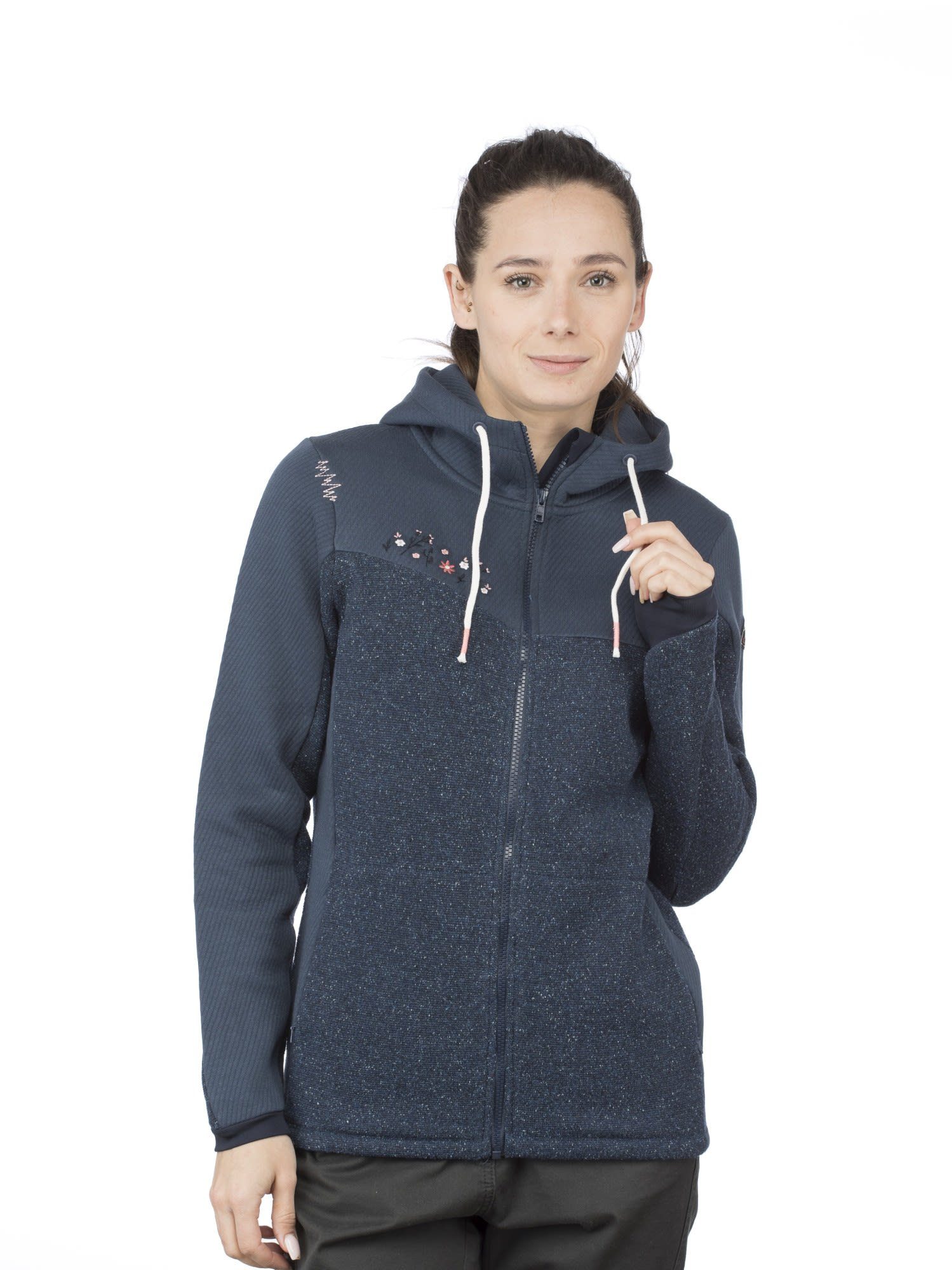 Chillaz Anorak Chillaz W Damen Jacket Rock Melange Anorak Dark Blue