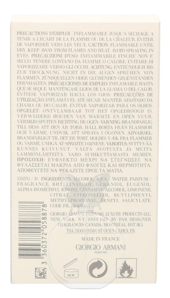 Giorgio Armani Eau de Toilette Giorgio Armani Acqua Di Gio Eau de Toilette 100 ml, 1-tlg.