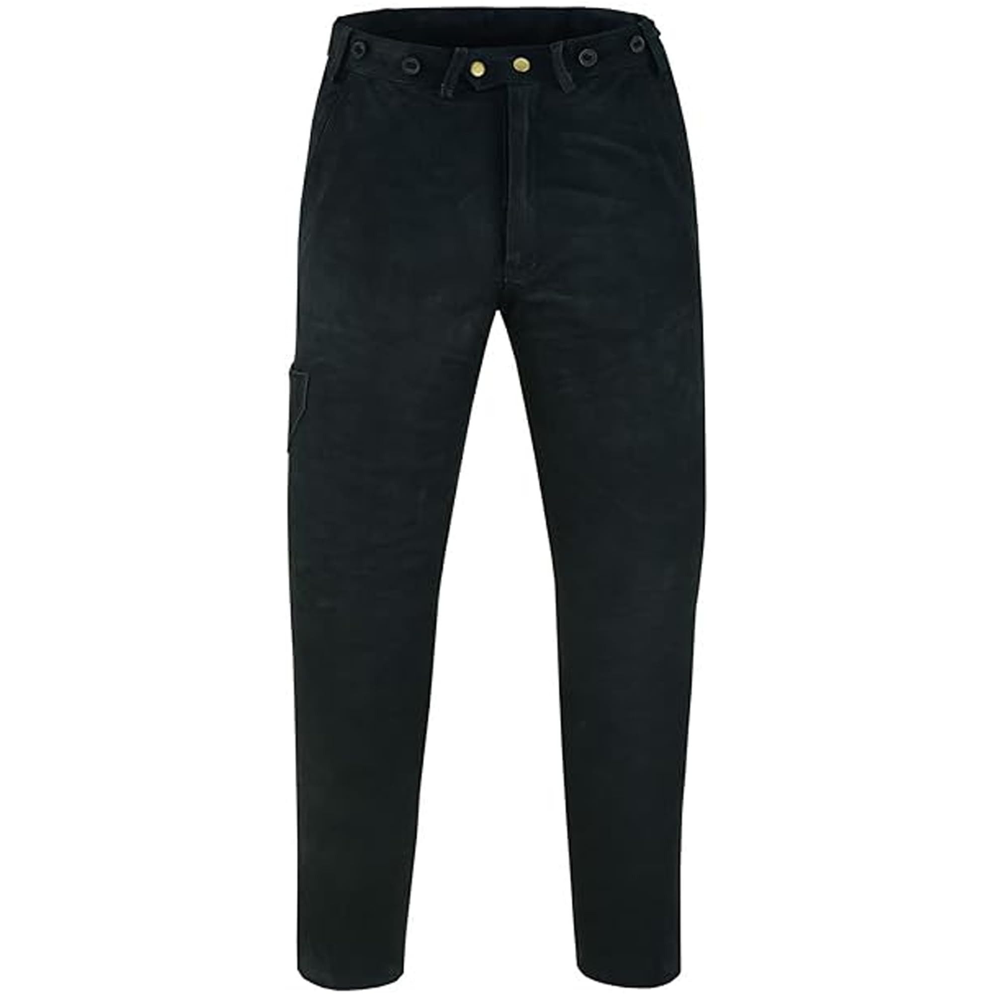 German Wear Lederhose GW604 Lange Jagdhose Jagdlederhose Jägerhose Nubukleder