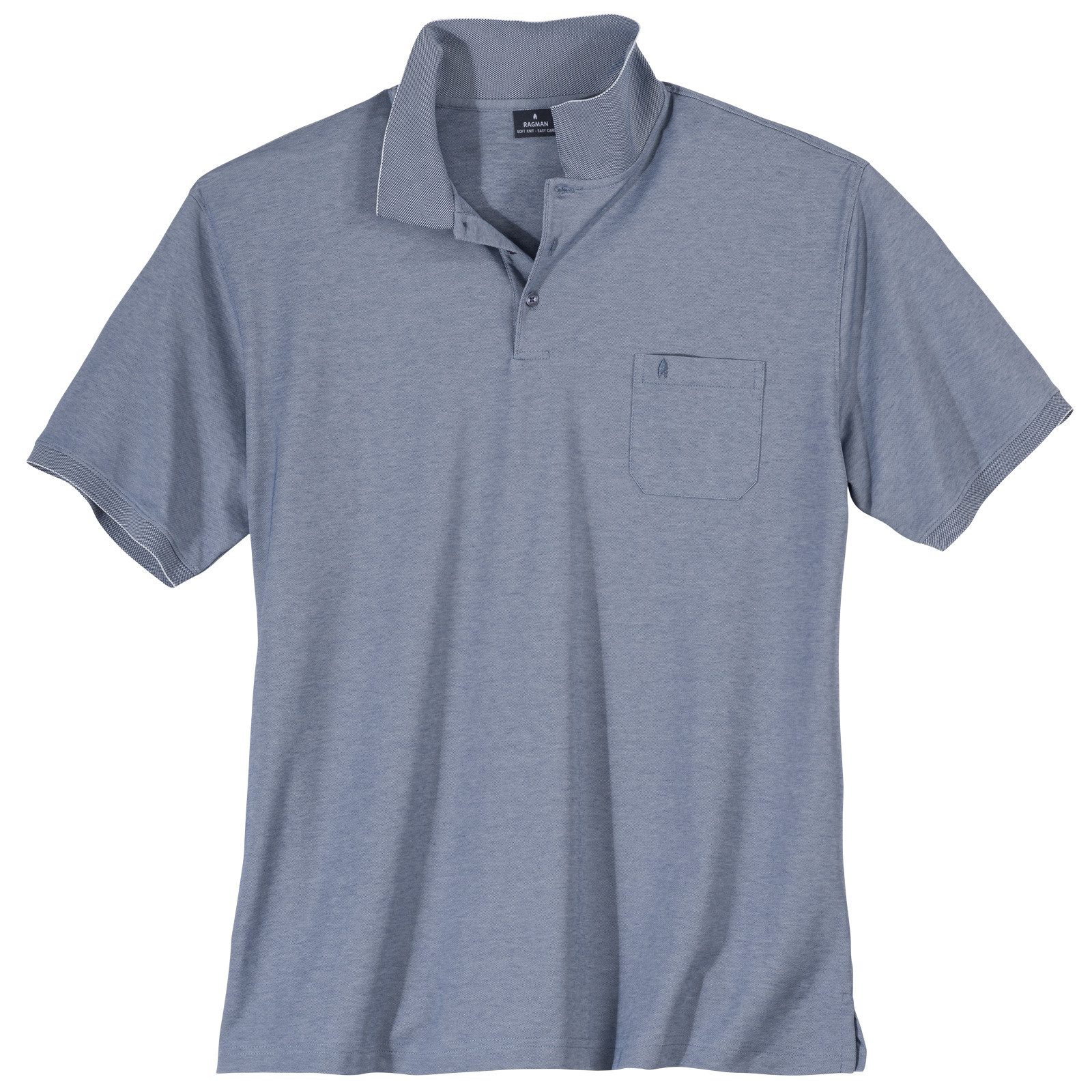 RAGMAN Poloshirt Ragman Softknit Poloshirt Übergröße günstig online kaufen