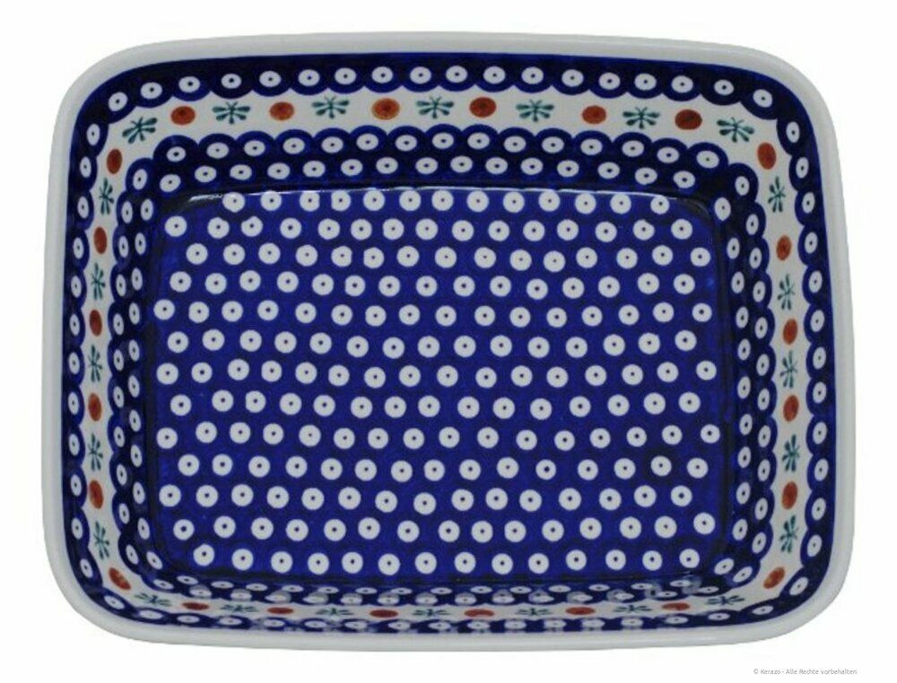 Bunzlauer Keramik Auflaufform Bunzlauer Keramik 2,7 L Auflaufform Backform 29,7x23,2x7cm Dekor 41, Keramik