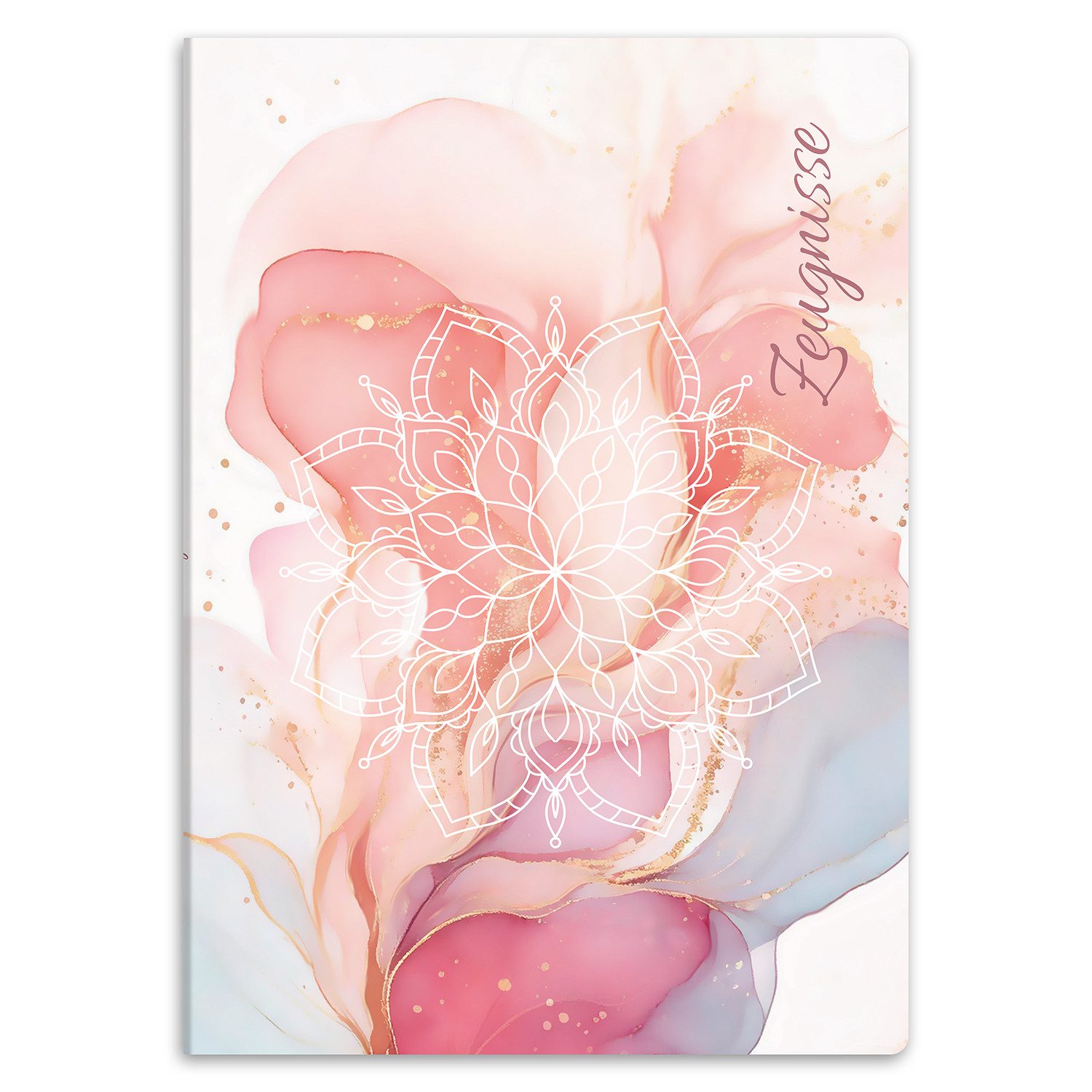 itenga Organisationsmappe itenga Zeugnismappe A4 Kunststoff Sichtbuch Motiv MANDALA