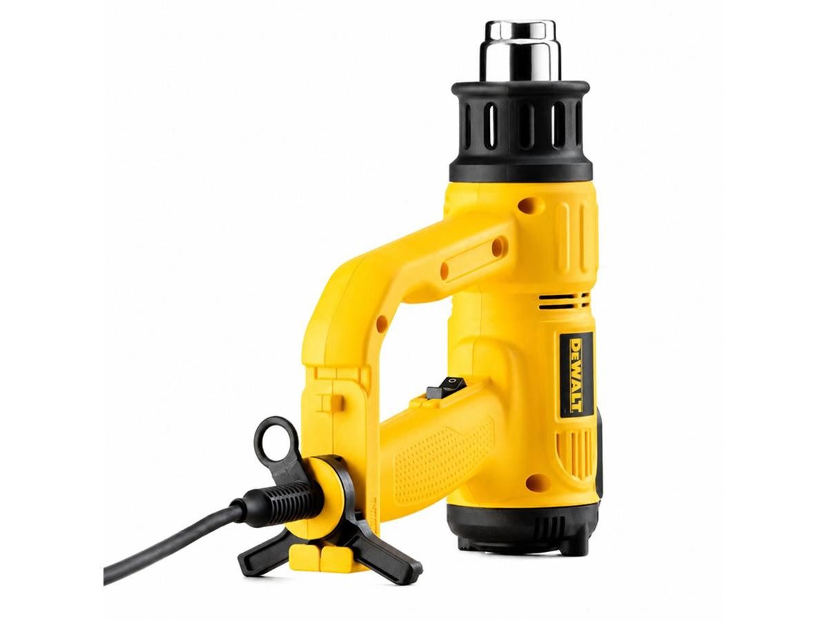 DeWalt Heißluftgebläse 2000 Watt, 2000 in W, bis max. 600 °C, 2000 W, stufenlos regelbare Hitze von 50 °C bis 600 °C