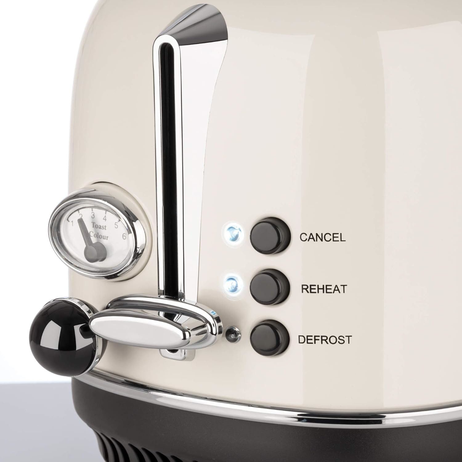 KORONA Toaster Retro Doppelschlitztoaster 21666, für 2 Scheiben, 815 W