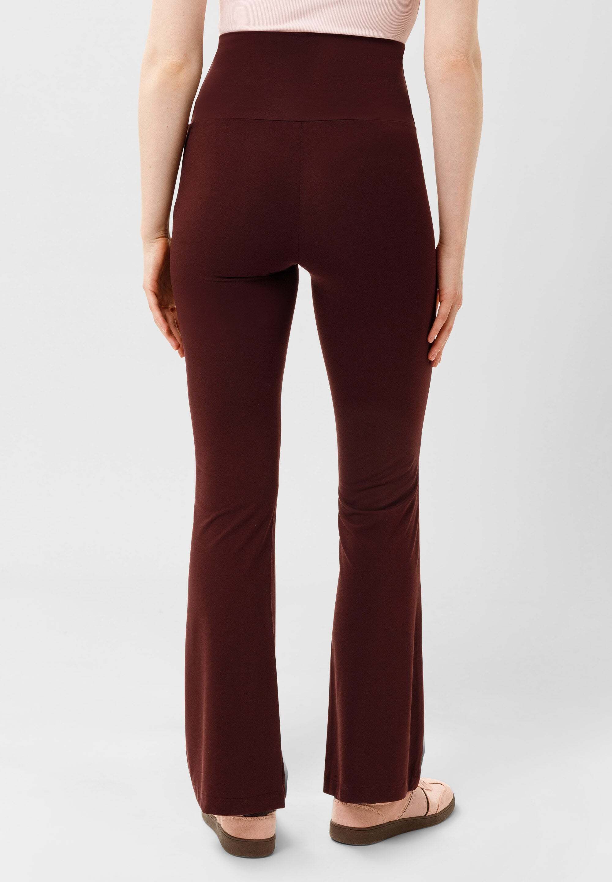 SNOCKS Highwaist Leggings Les Lunes by SNOCKS Schlaghose - BELLE (1-tlg) mit hohem, elastischem Taillenbund und ausgestelltem Bein