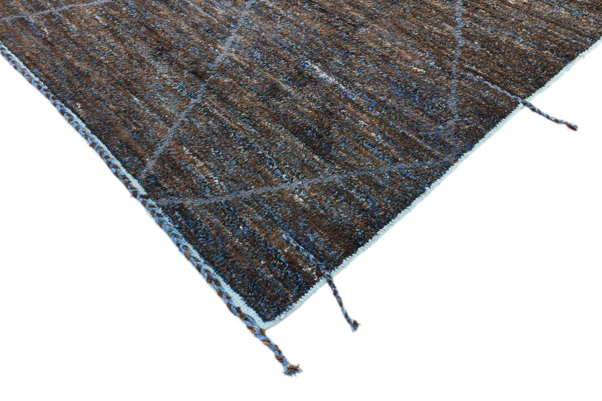 Moderner Nain Handgeknüpfter Orientteppich mm Höhe: 25 Orientteppich, Berber Maroccan Design rechteckig, Trading, 242x306