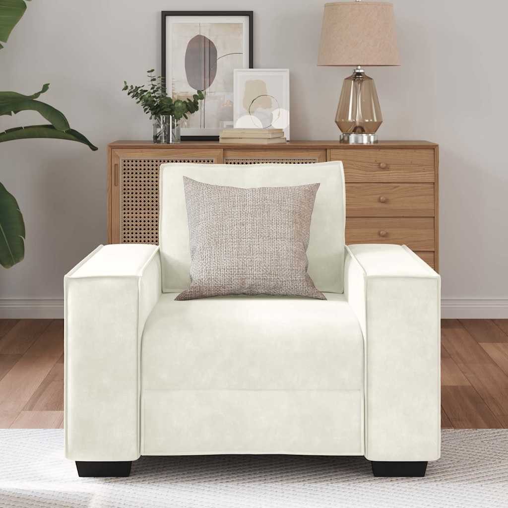 vidaXL Sofa Sessel Creme 60 cm günstig online kaufen