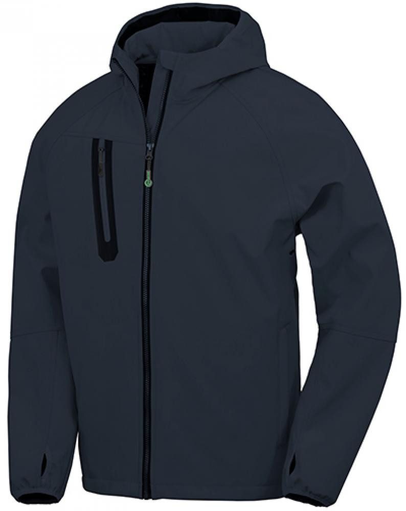 Outdoorjacke 3-Layer Recycled Printable Hooded Casual Softshell Jacket