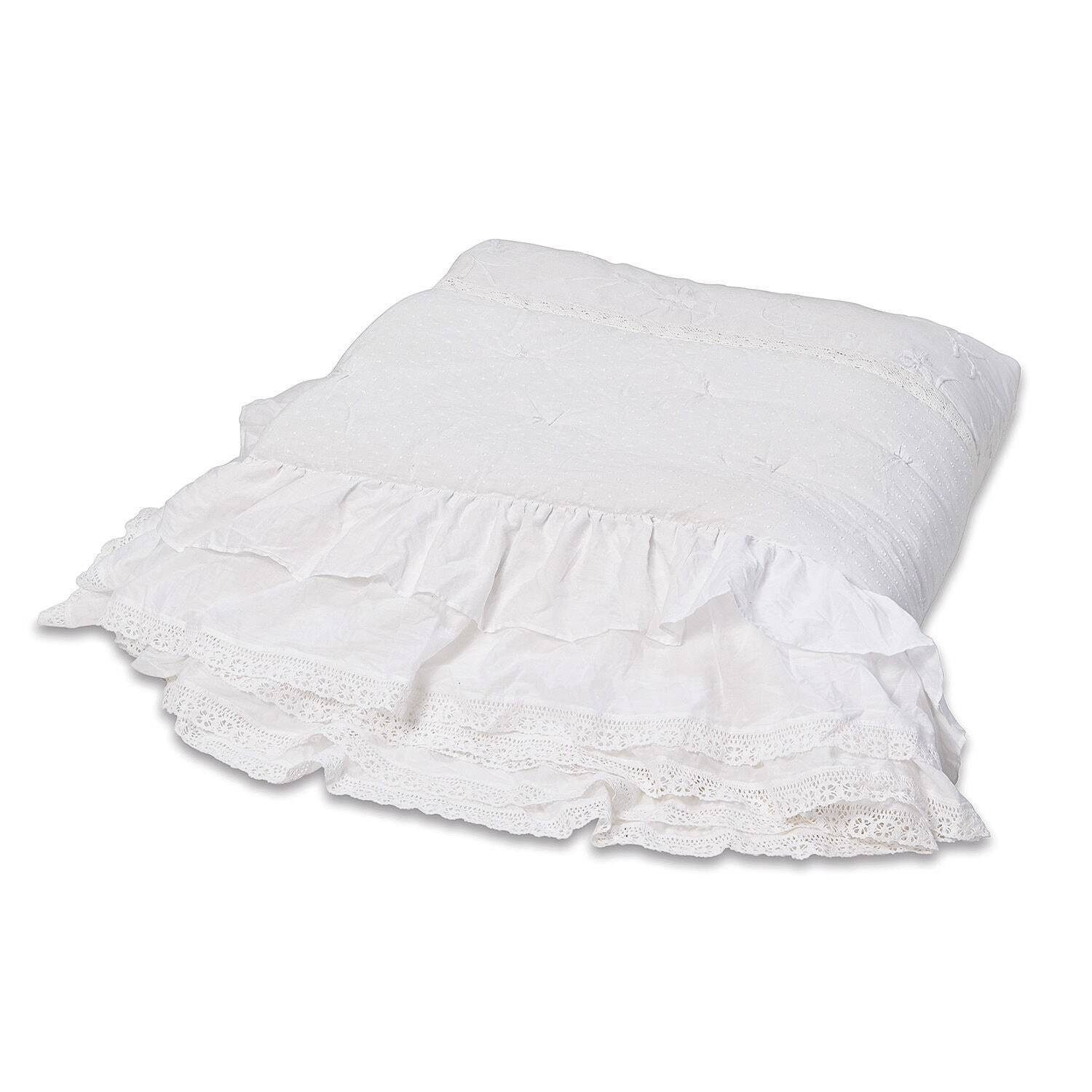 Mirabeau Tagesdecke Quilt Pittefaux weiß