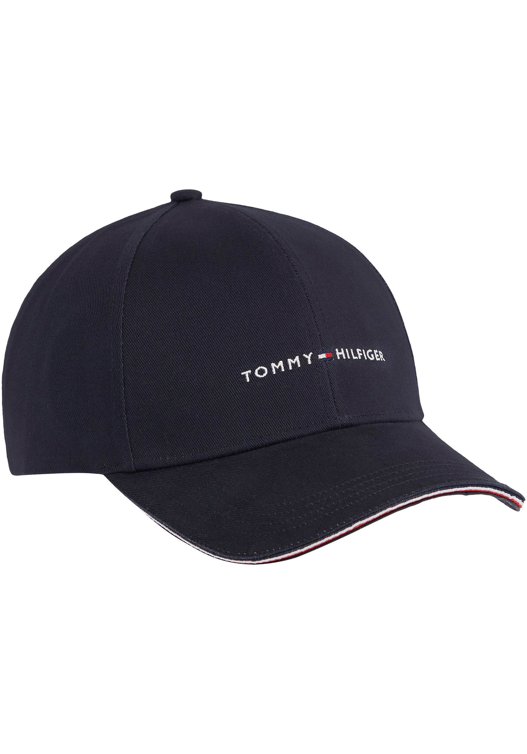 Tommy und Flex mit dunkelblau Logostickerei Cap Hilfiger Gummizug